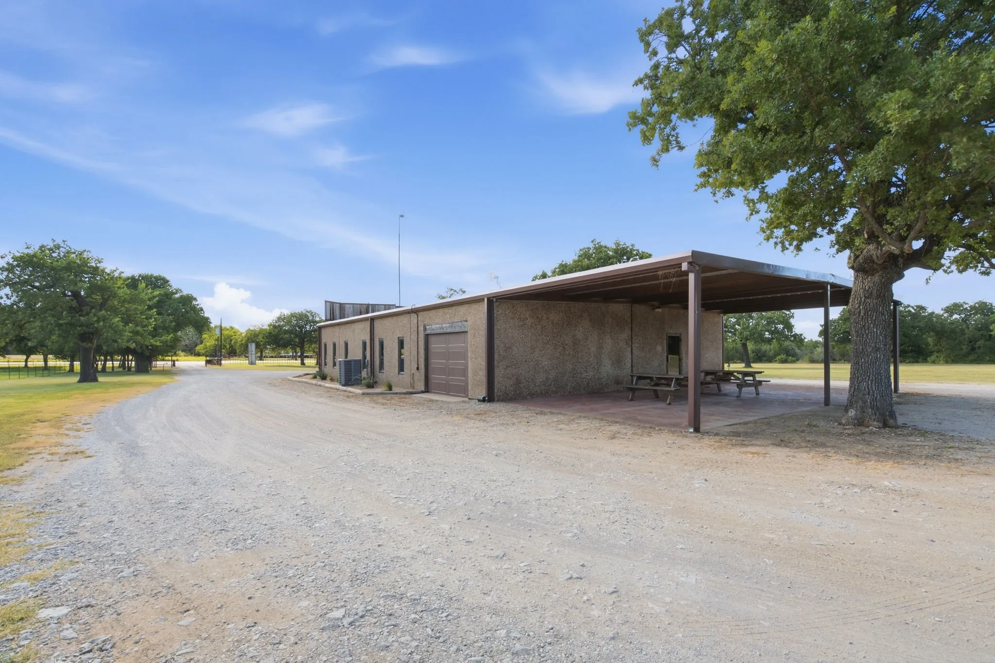 Rear of Office Building