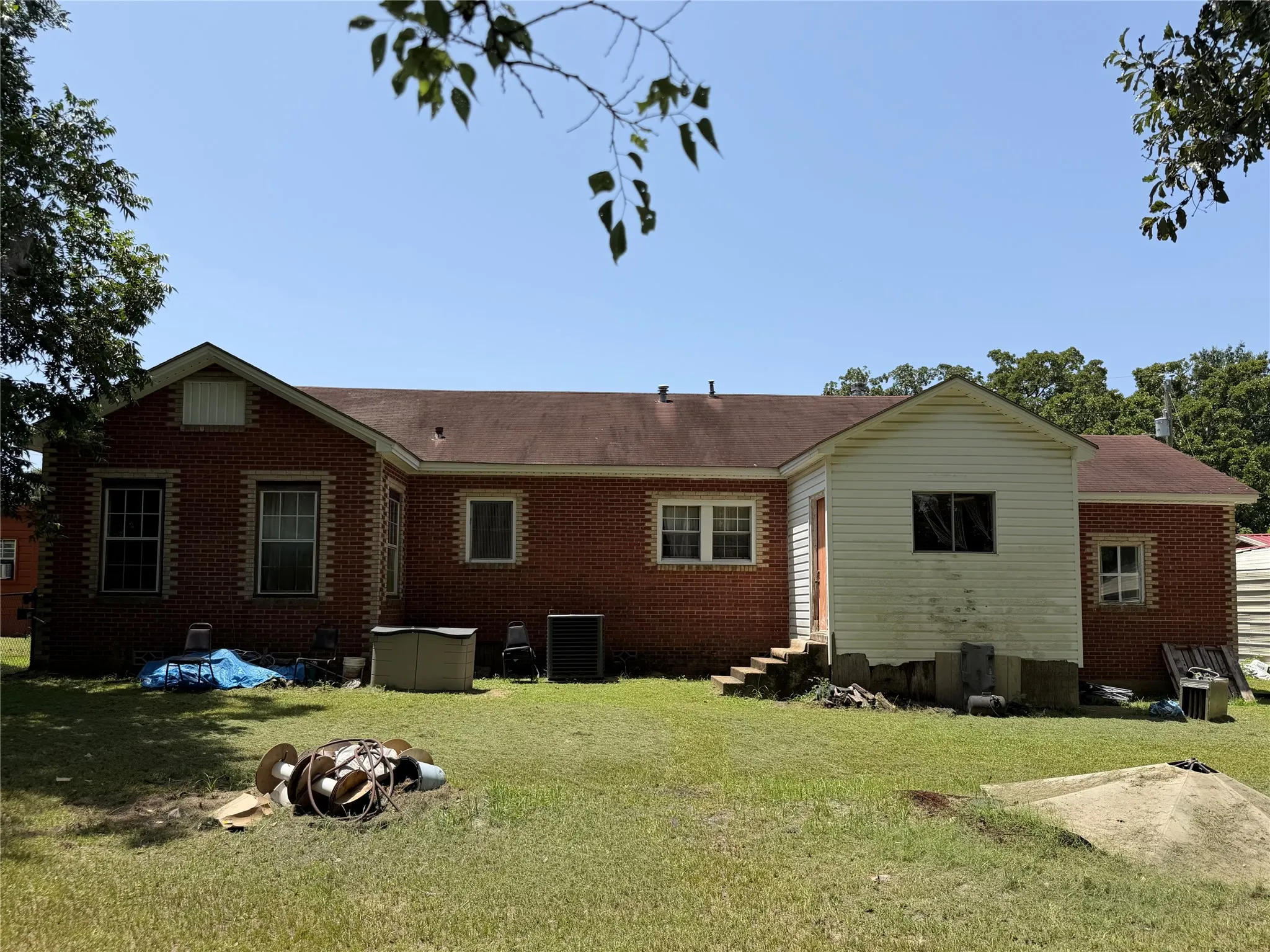 BACK OF THE MAIN HOUSE