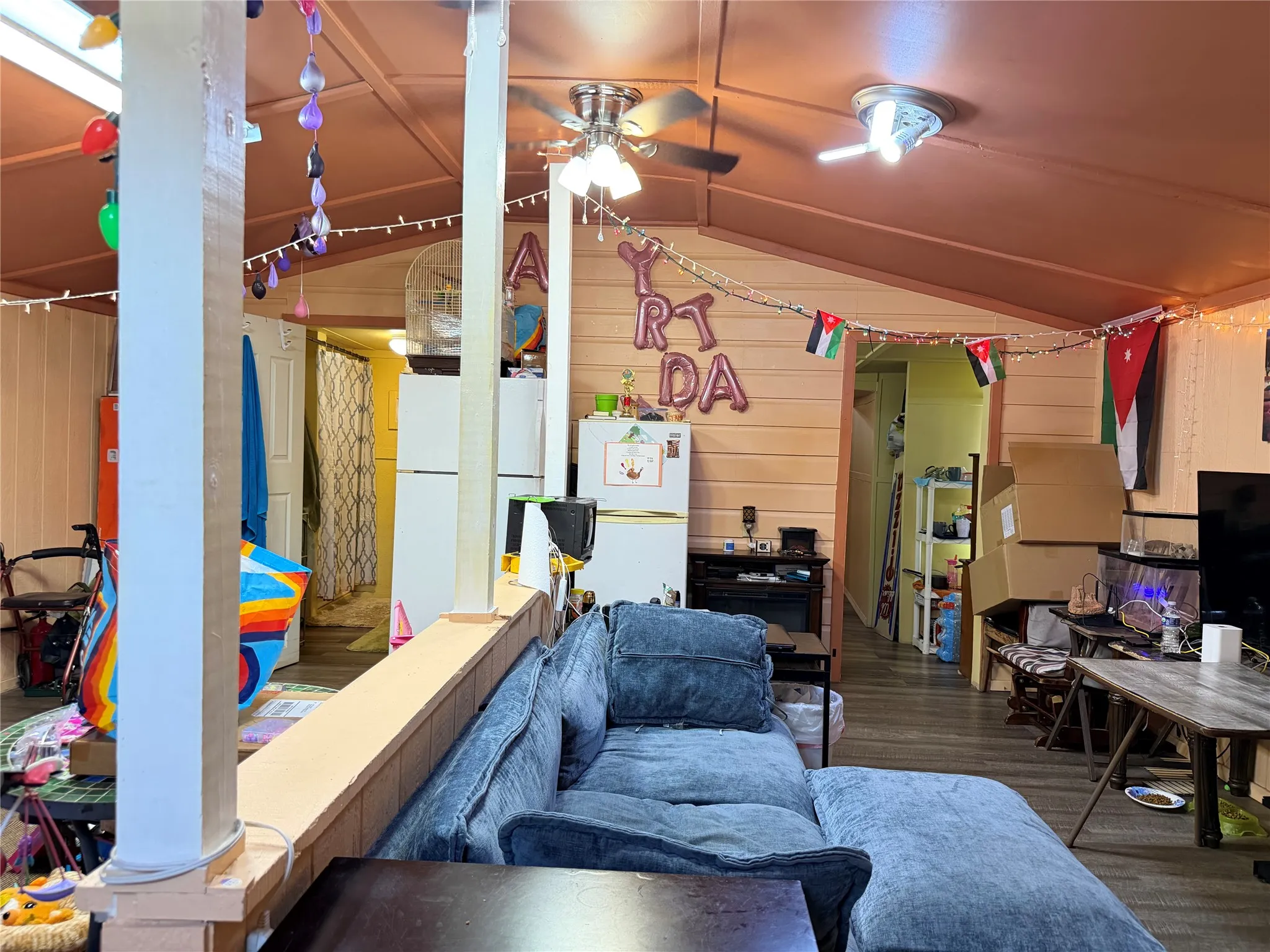 LIVING AREA IN TINY HOME