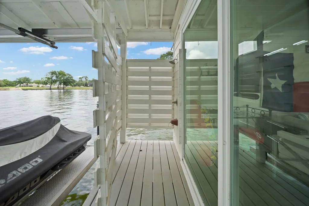 Shower on the Dock!
