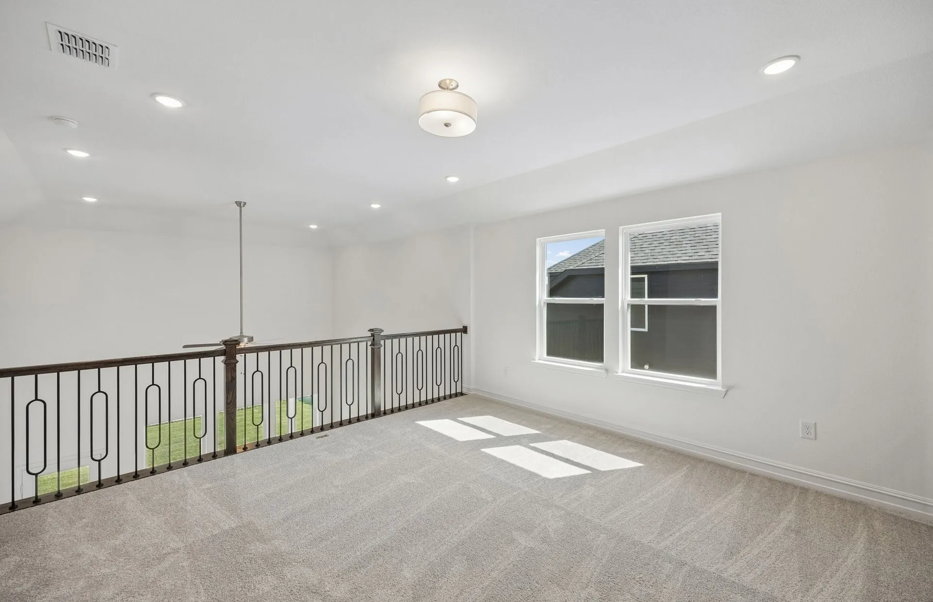 Spacious loft off second level entry