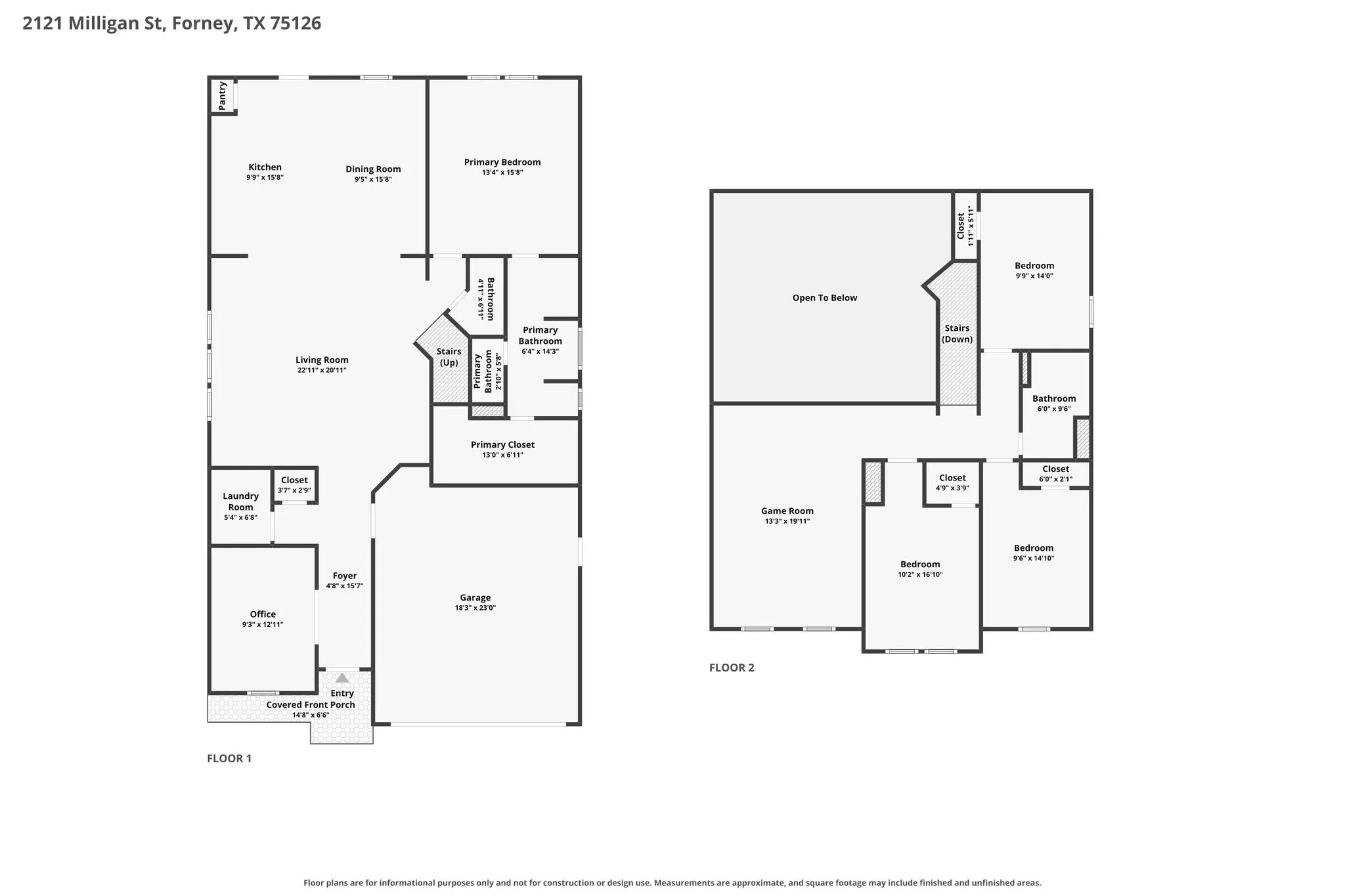 Single Family Residence For Sale in Kaufman County , 2121 Milligan Street, Forney, Texas 75126, 4 Bedroom, 3 Bathroom, 2 Garage spaces, 2,586 Sqft, built in 2023, mls#21337040, Real Estate Agent in Forney, Homes For Sale in Kaufman county, Homes For Sale in Forney, Realtor in Forney Texas, Real Estate Brokerage Independent Realty Texas, Luminita Cordes Realtor