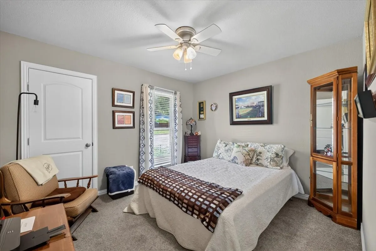 One of 3 bedrooms