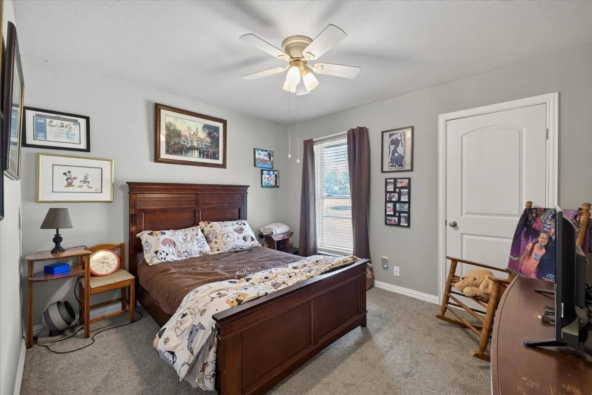 One of 3 bedrooms