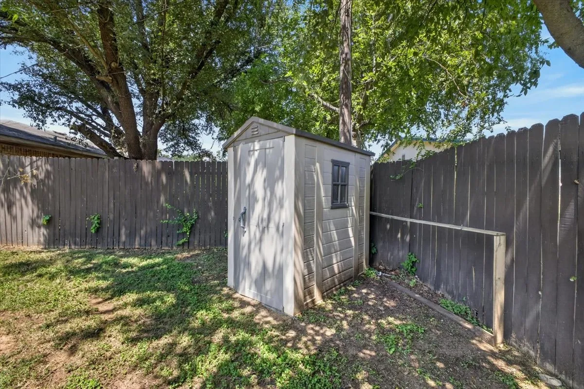 Backyard utility shed