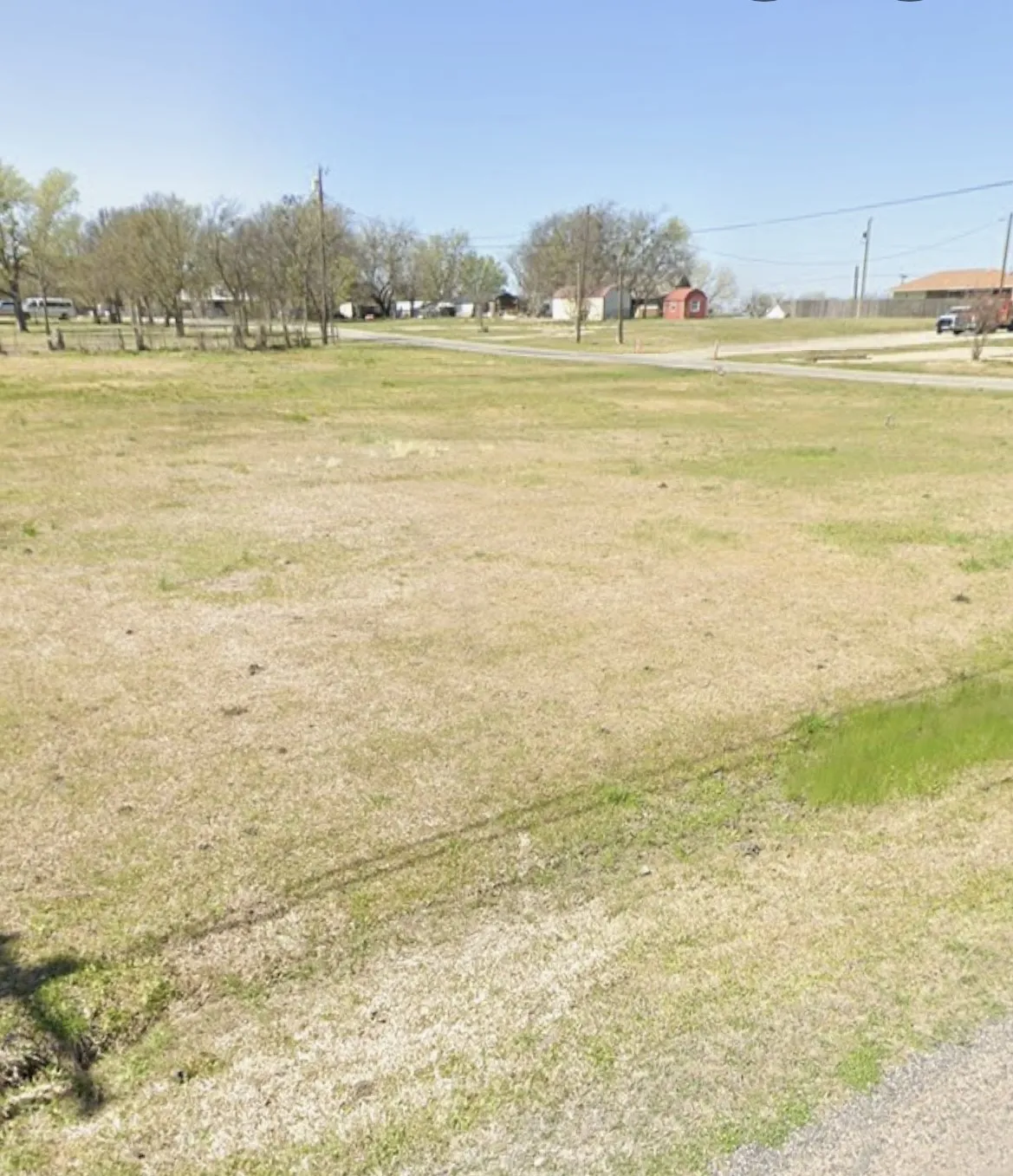 Corner lot road frontage