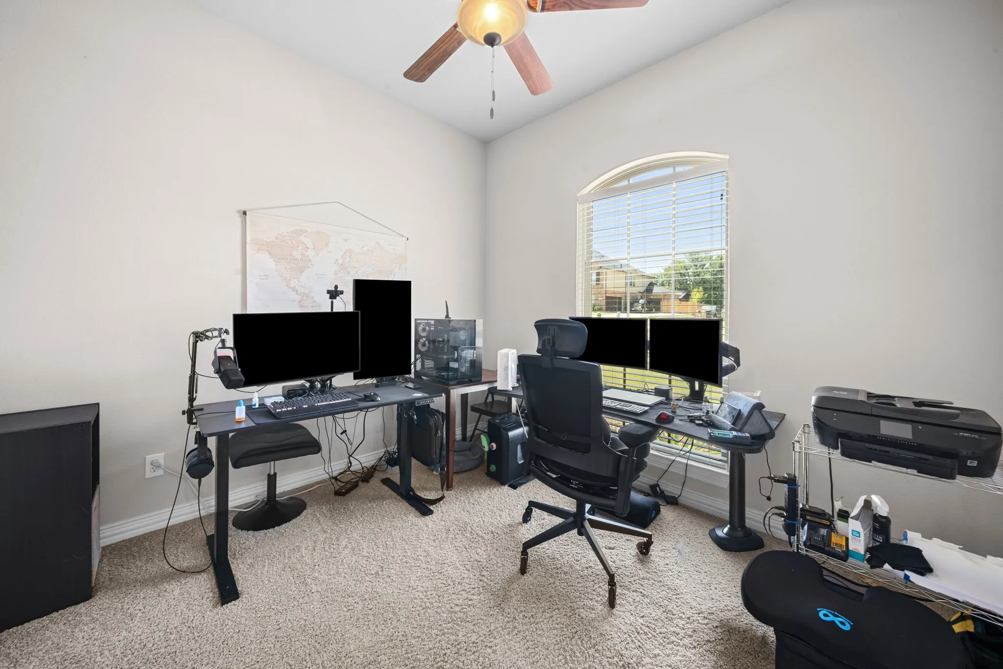 Study is perfect for a home office.