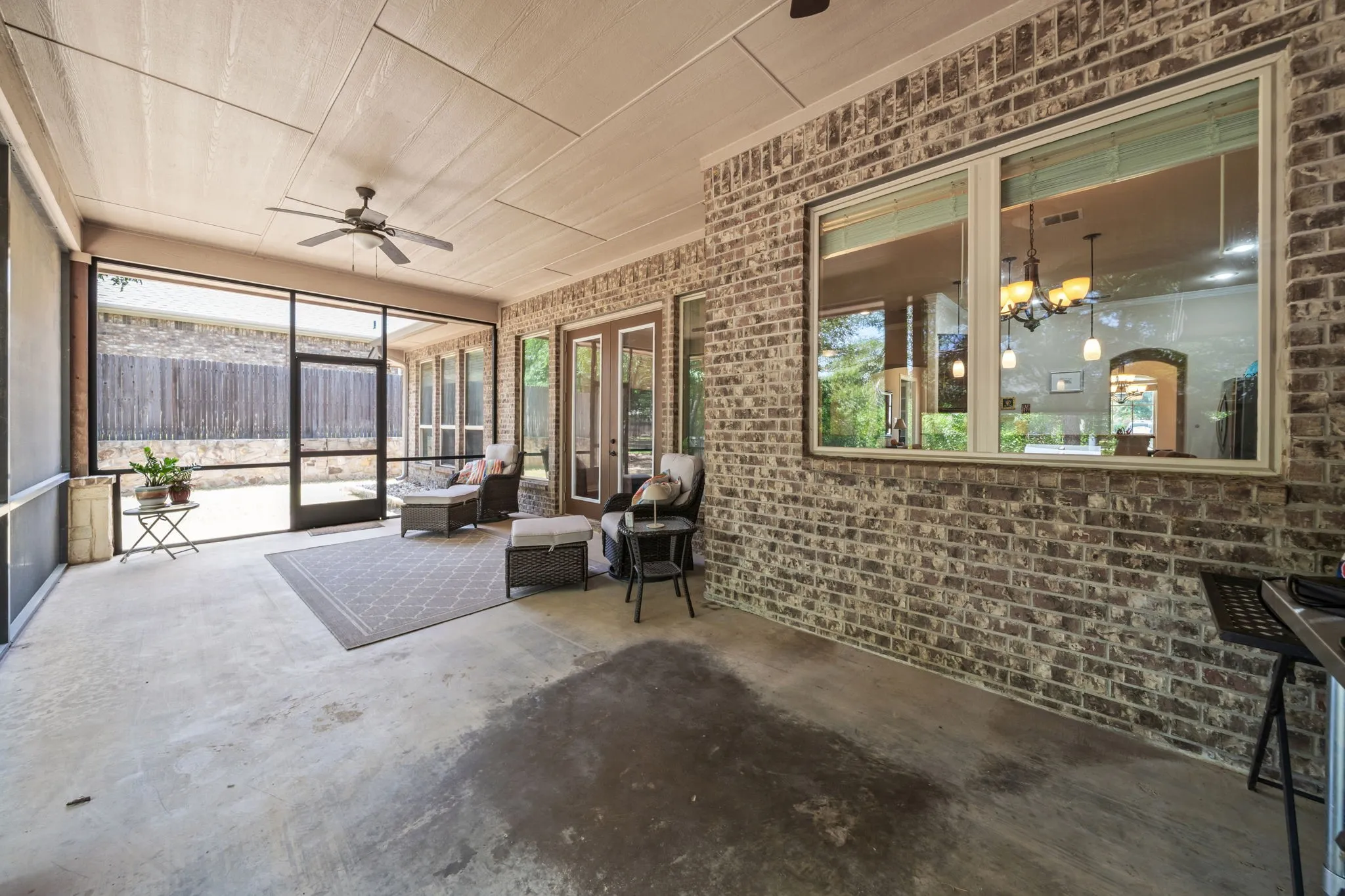 Back view of the home from the patio.