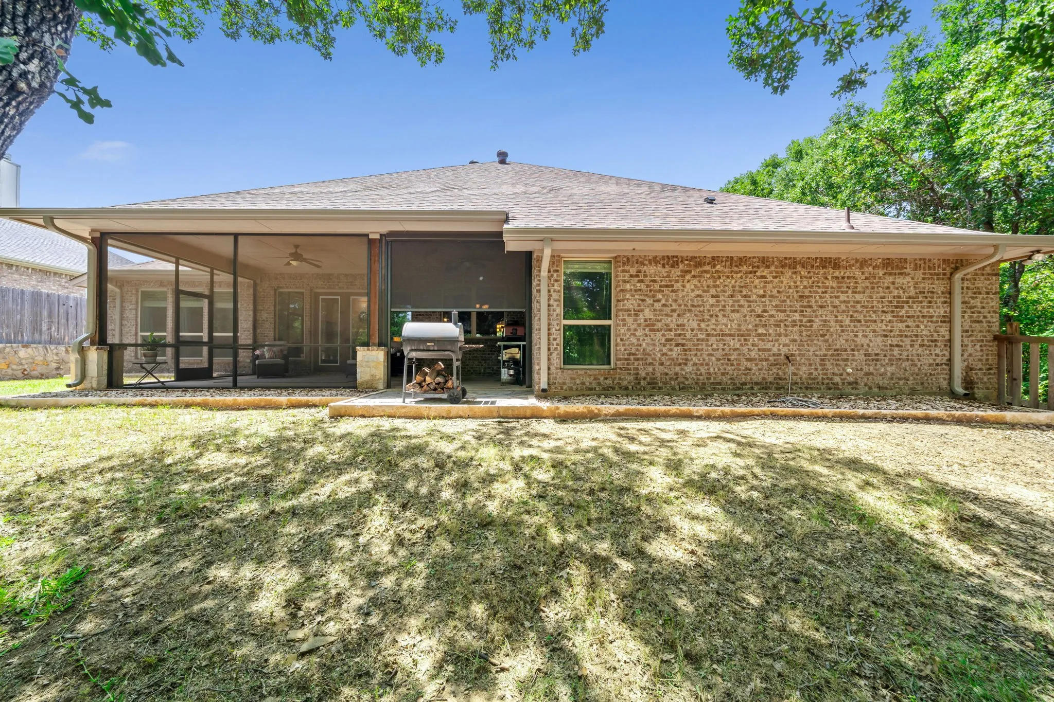 View of the back of the home.
