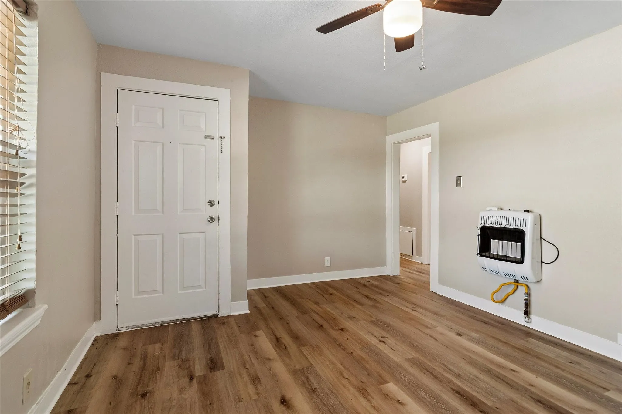 Living room and entry way