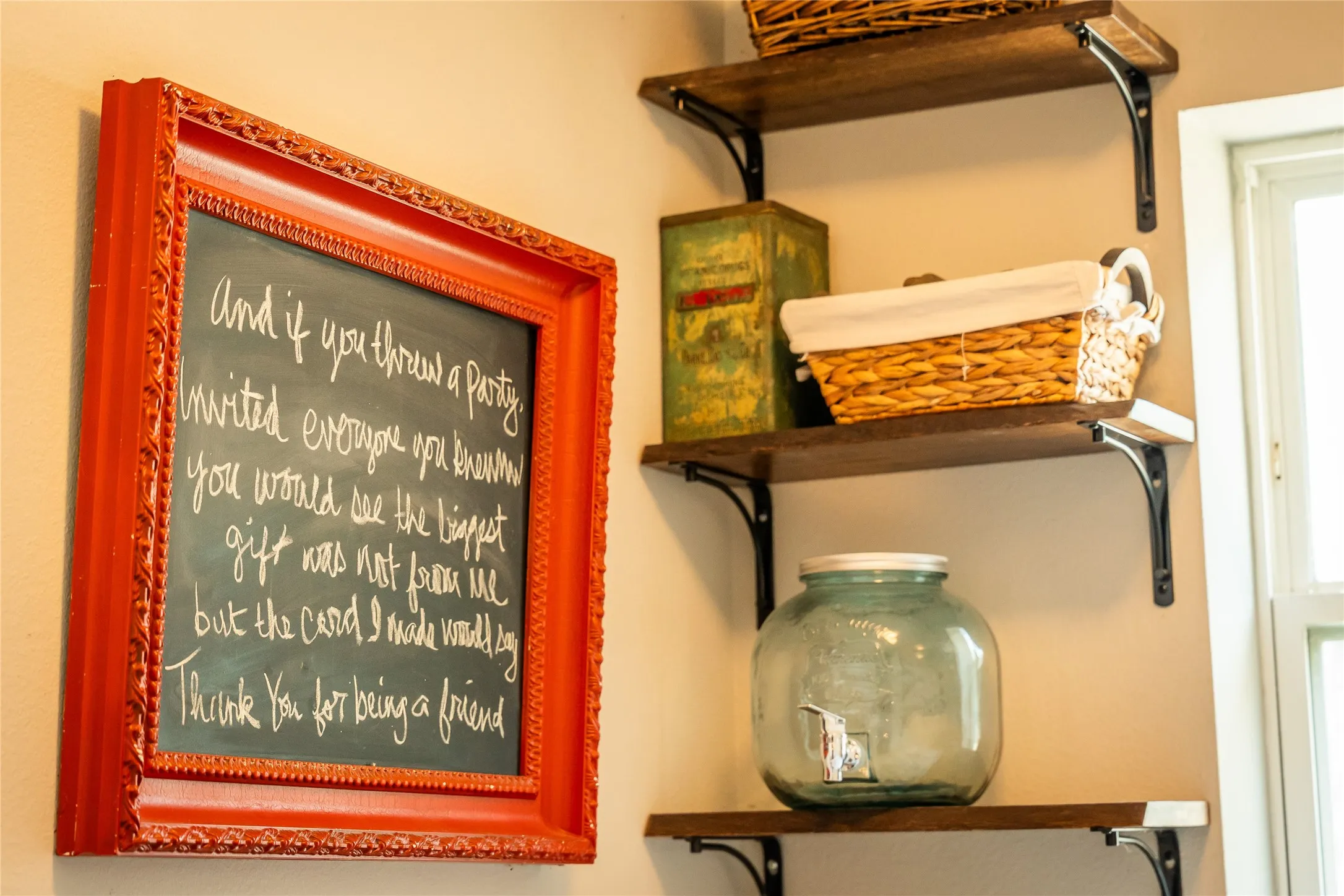 Built-In Storage Shelves