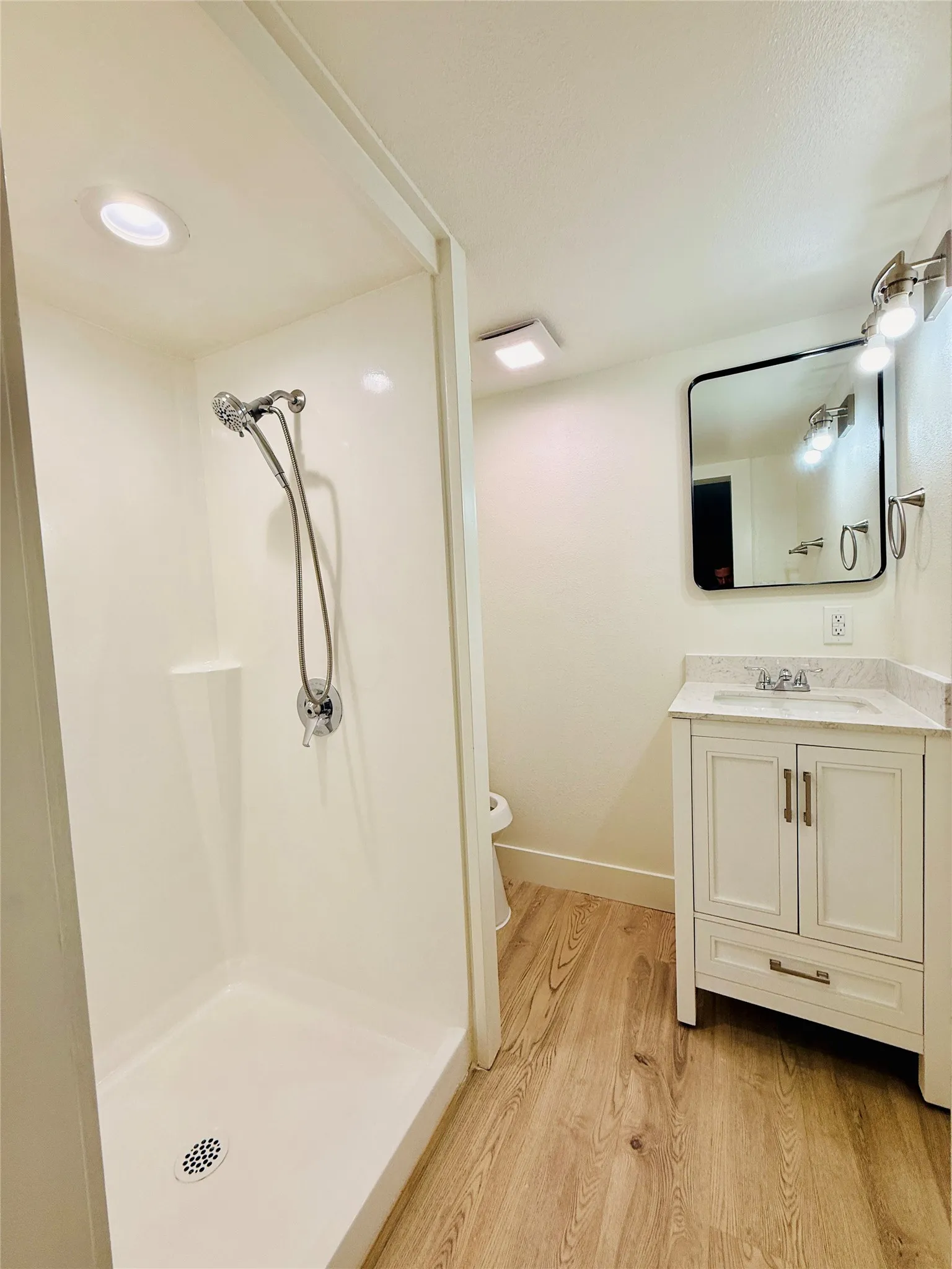 Downstairs primary bathroom