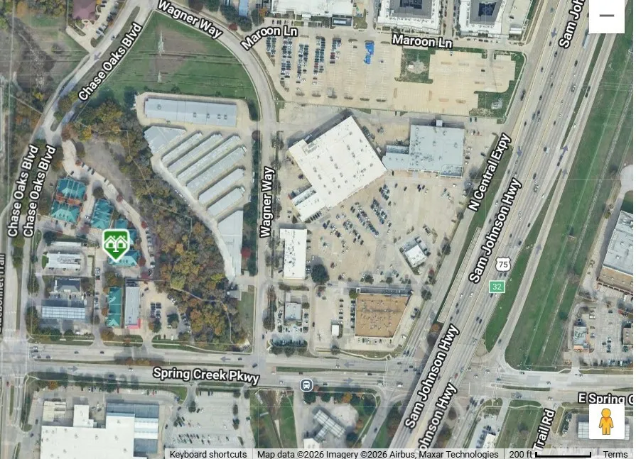 Aerial Map. Depicting the property's geographic context and surrounding infrastructure