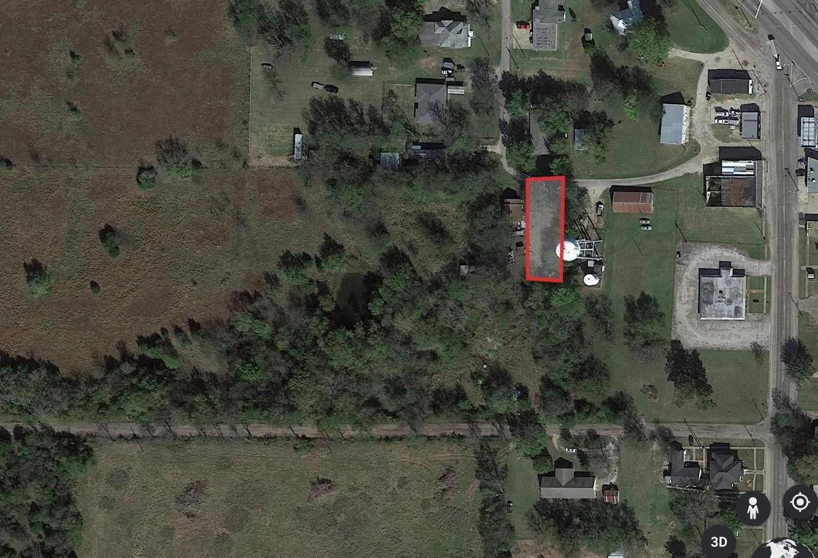 Aerial view of property and surrounding area