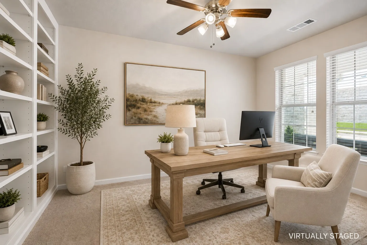 Office Virtually Staged