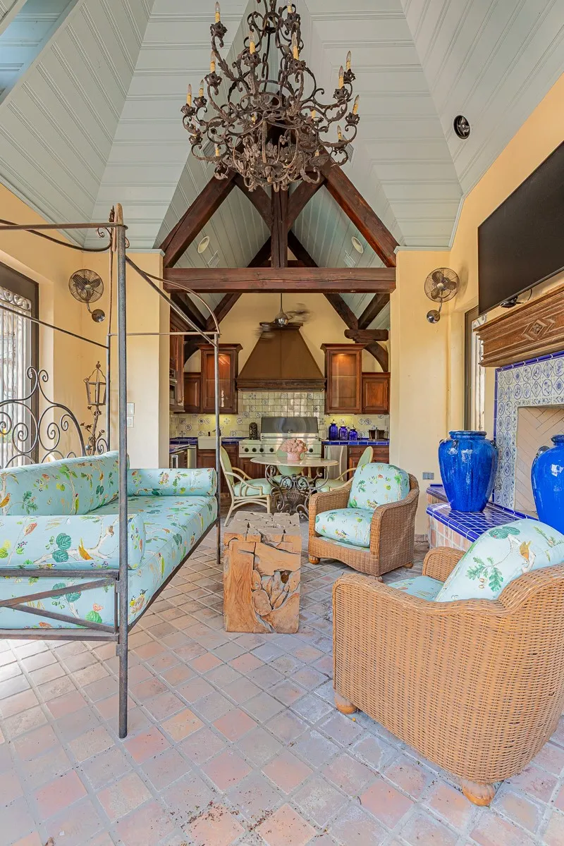 Loggia is Equipped with Grill Kitchen
