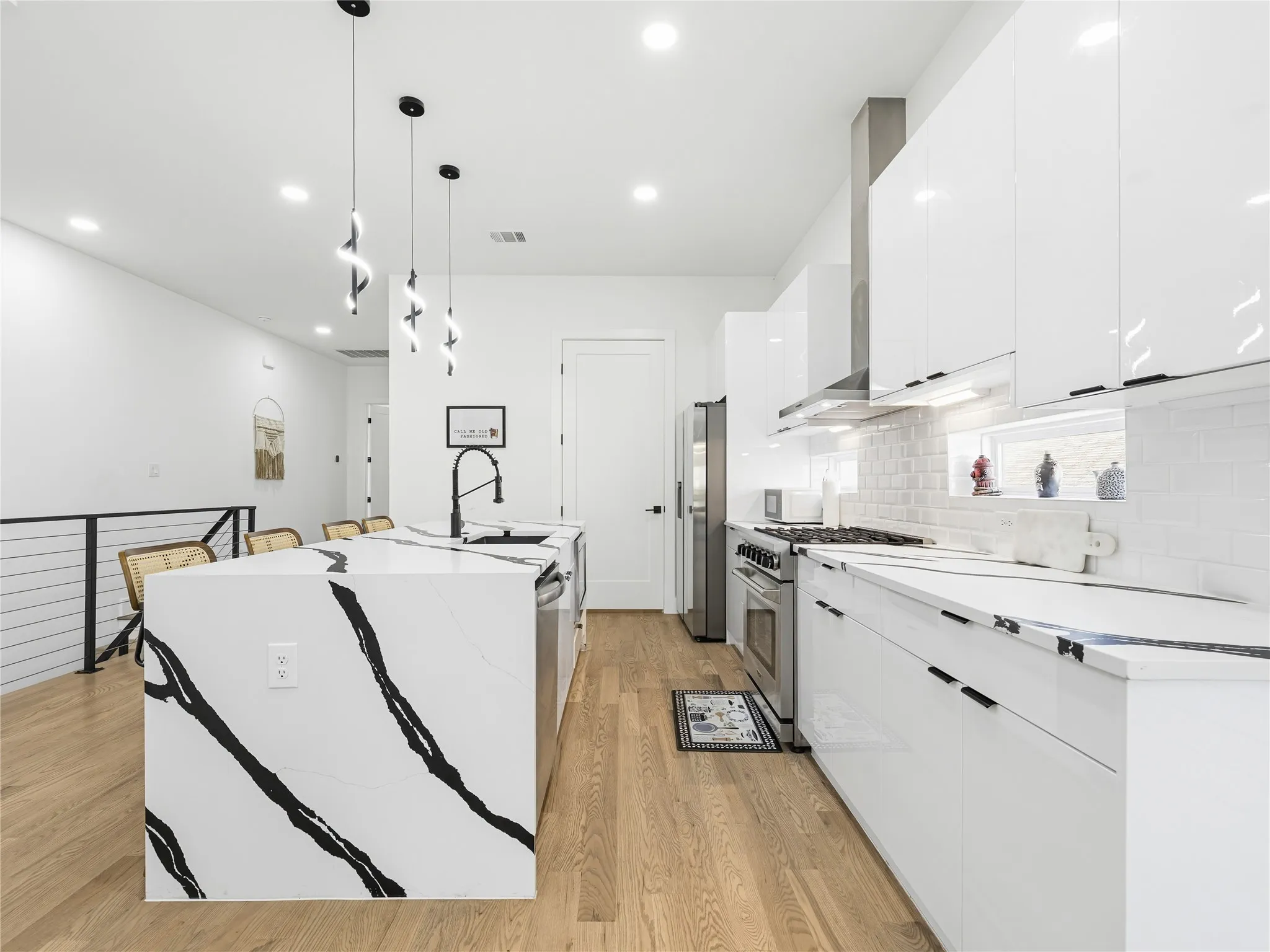 Kitchen Galley and Island