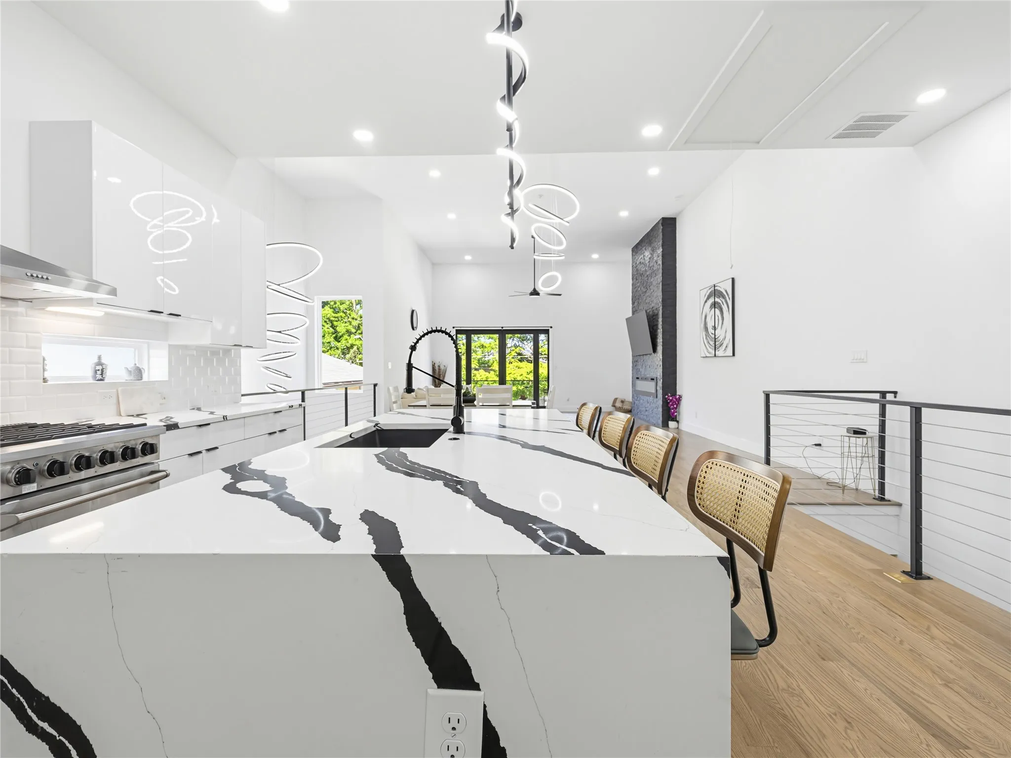 View of Kitchen Quartz Island