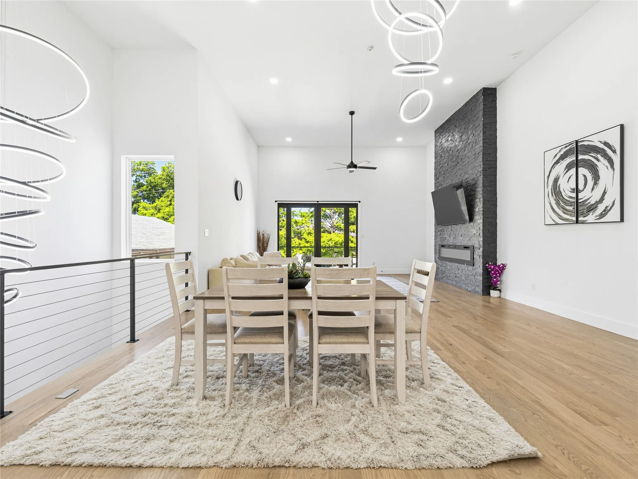 View of Living and Dining Area