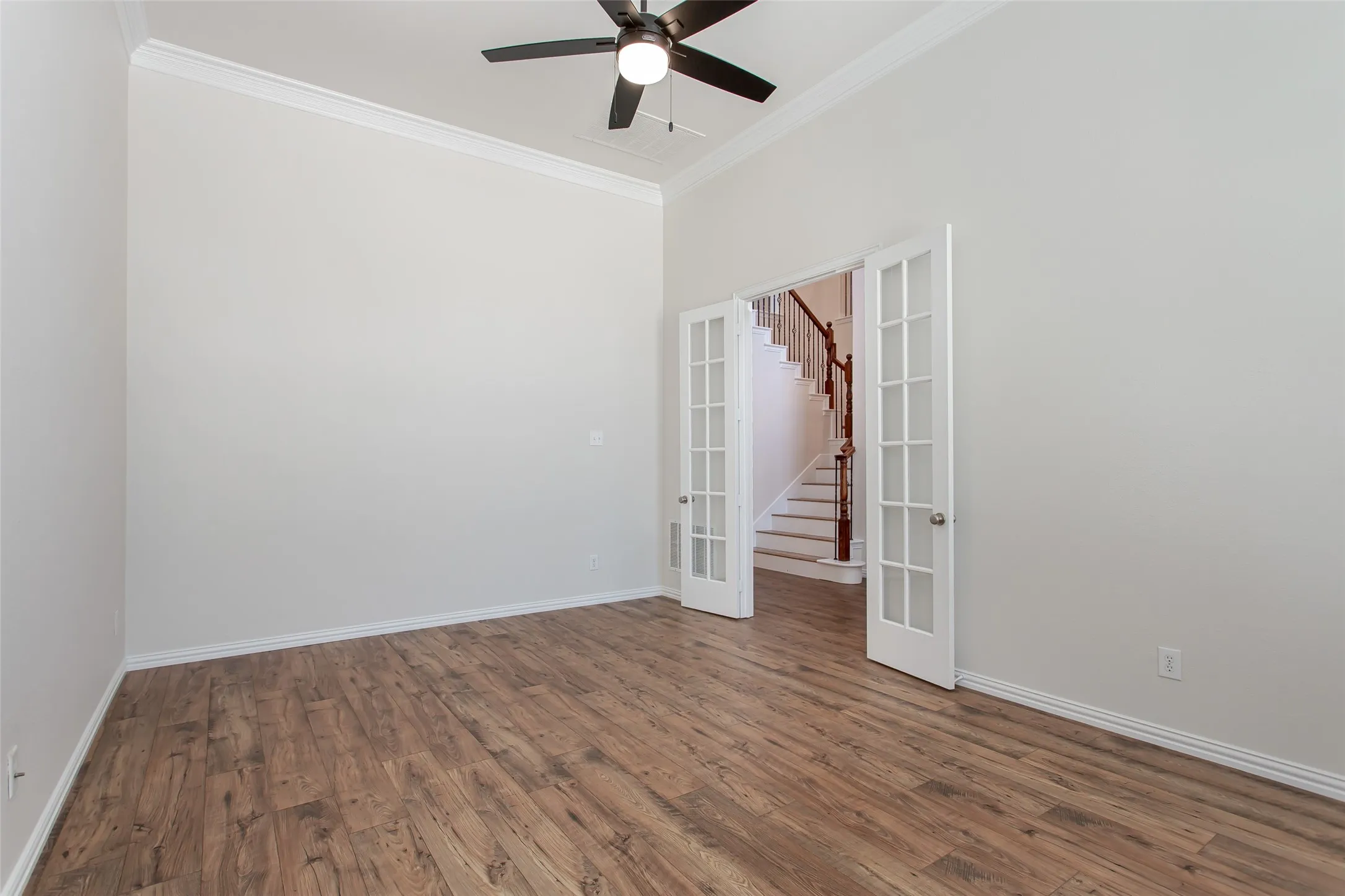 Office space shown without furniture