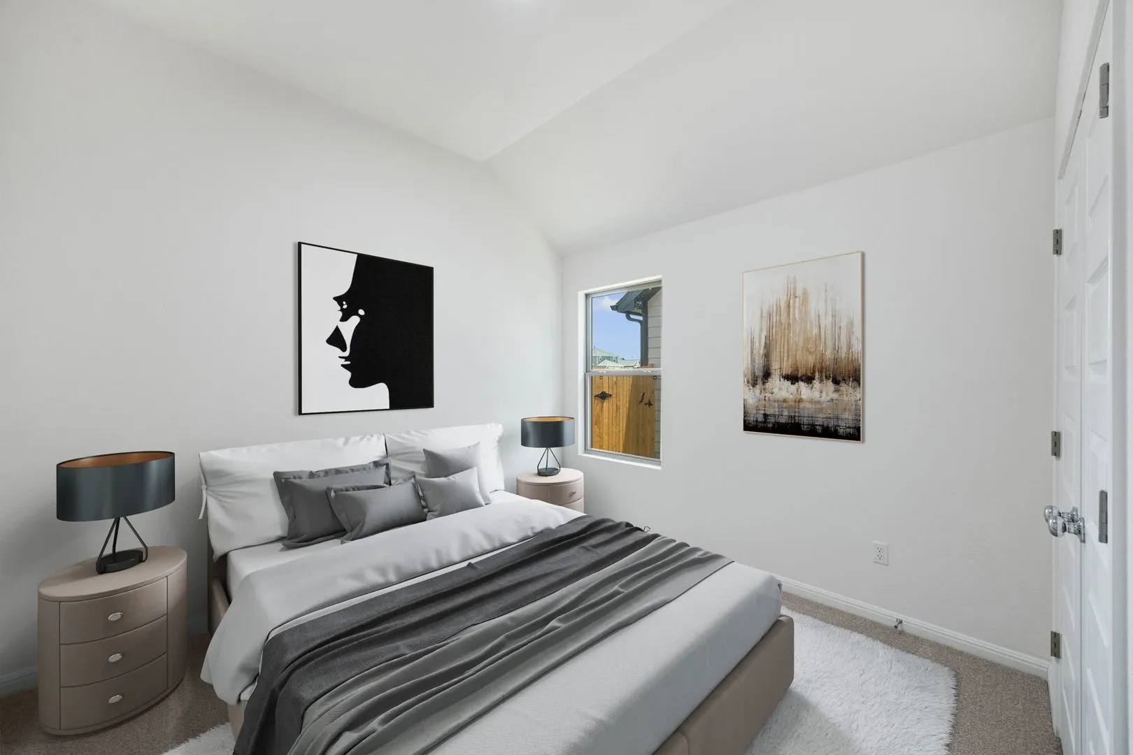 Bedroom in the Cypress home plan by Trophy Signature Homes - REPRESENTATIVE PHOTO