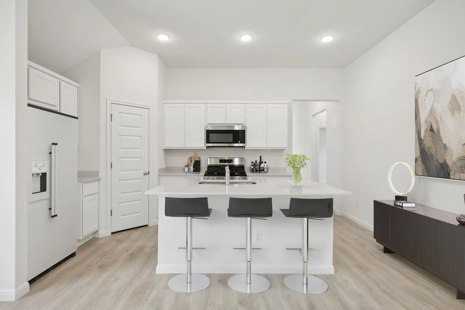 Kitchen in the Cypress home plan by Trophy Signature Homes - REPRESENTATIVE PHOTO