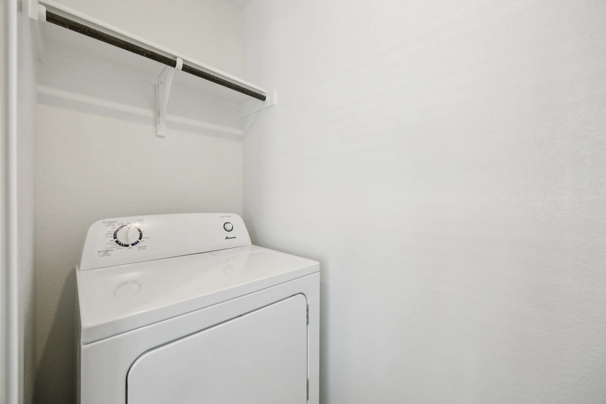 Laundry room with washer and dryer included!