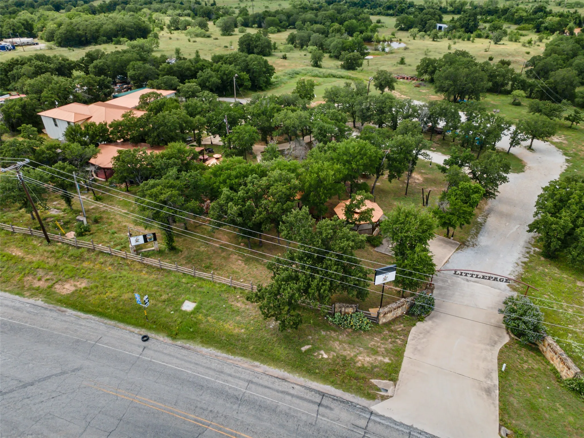 of frontage road