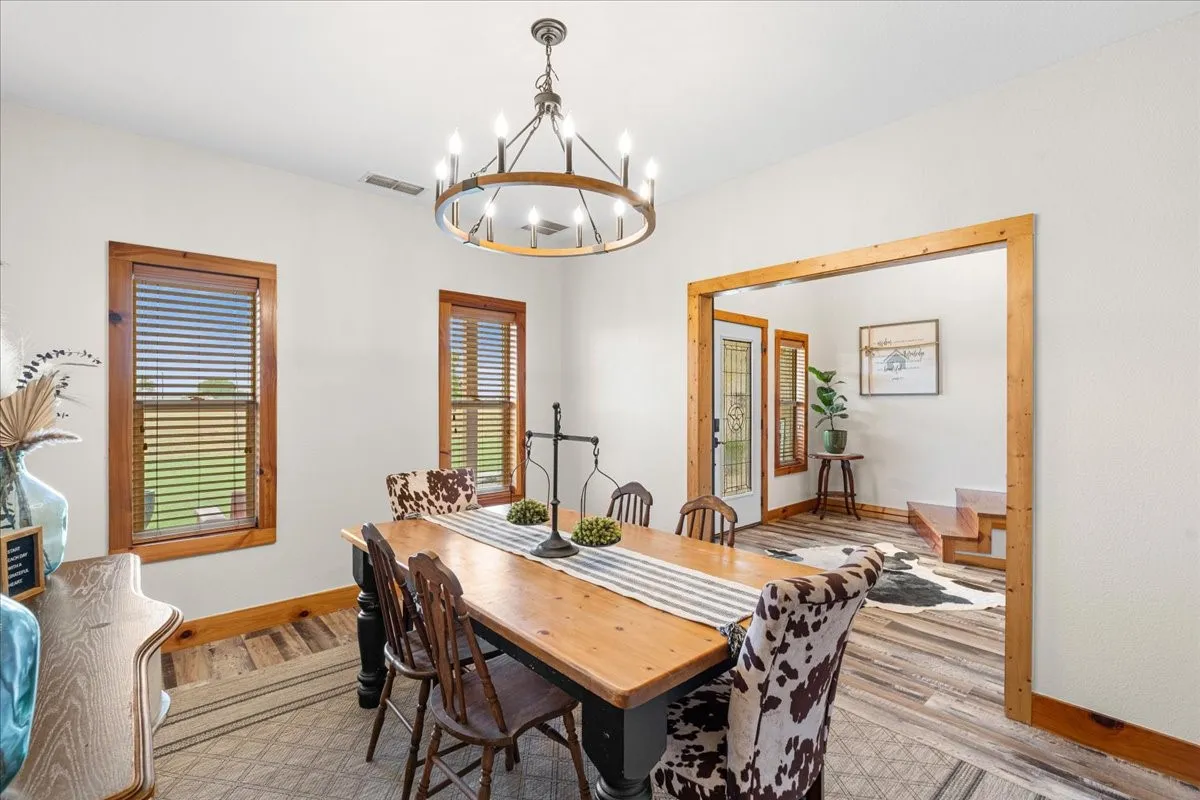 Dining looking into entry