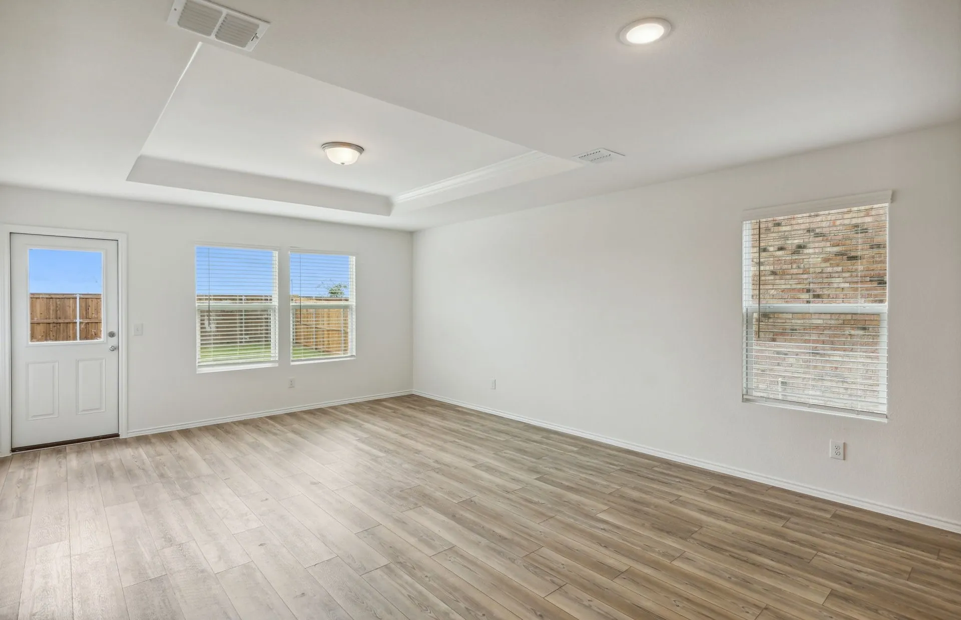 *Floorplan representation, not actual home - Spacious gathering room with large windows