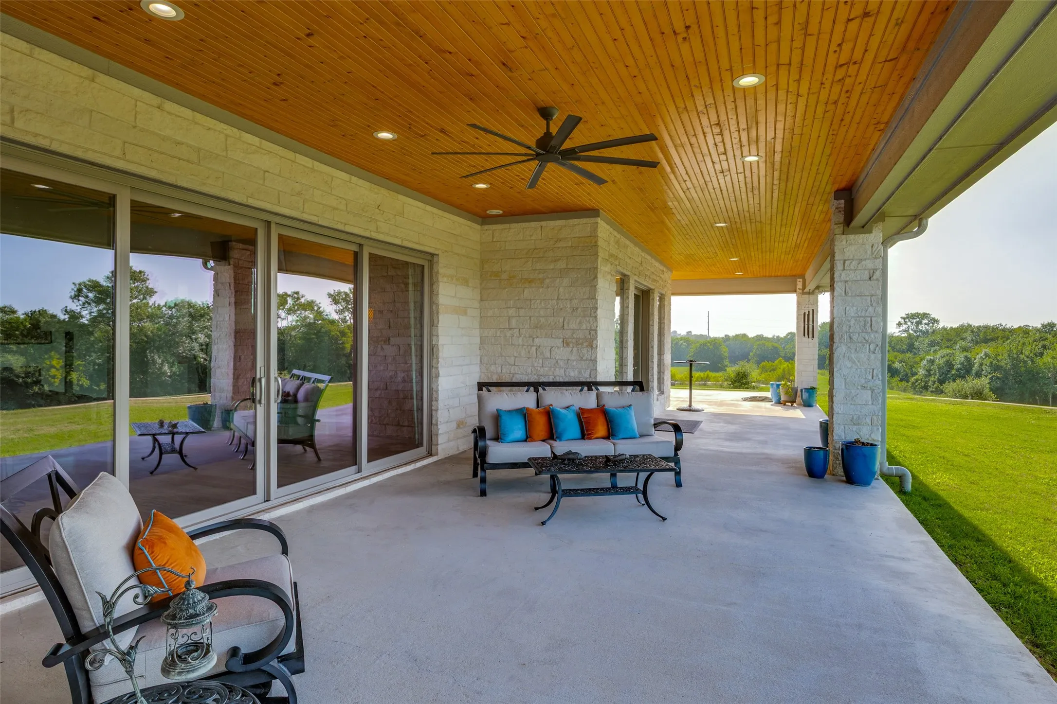 wrap around patio