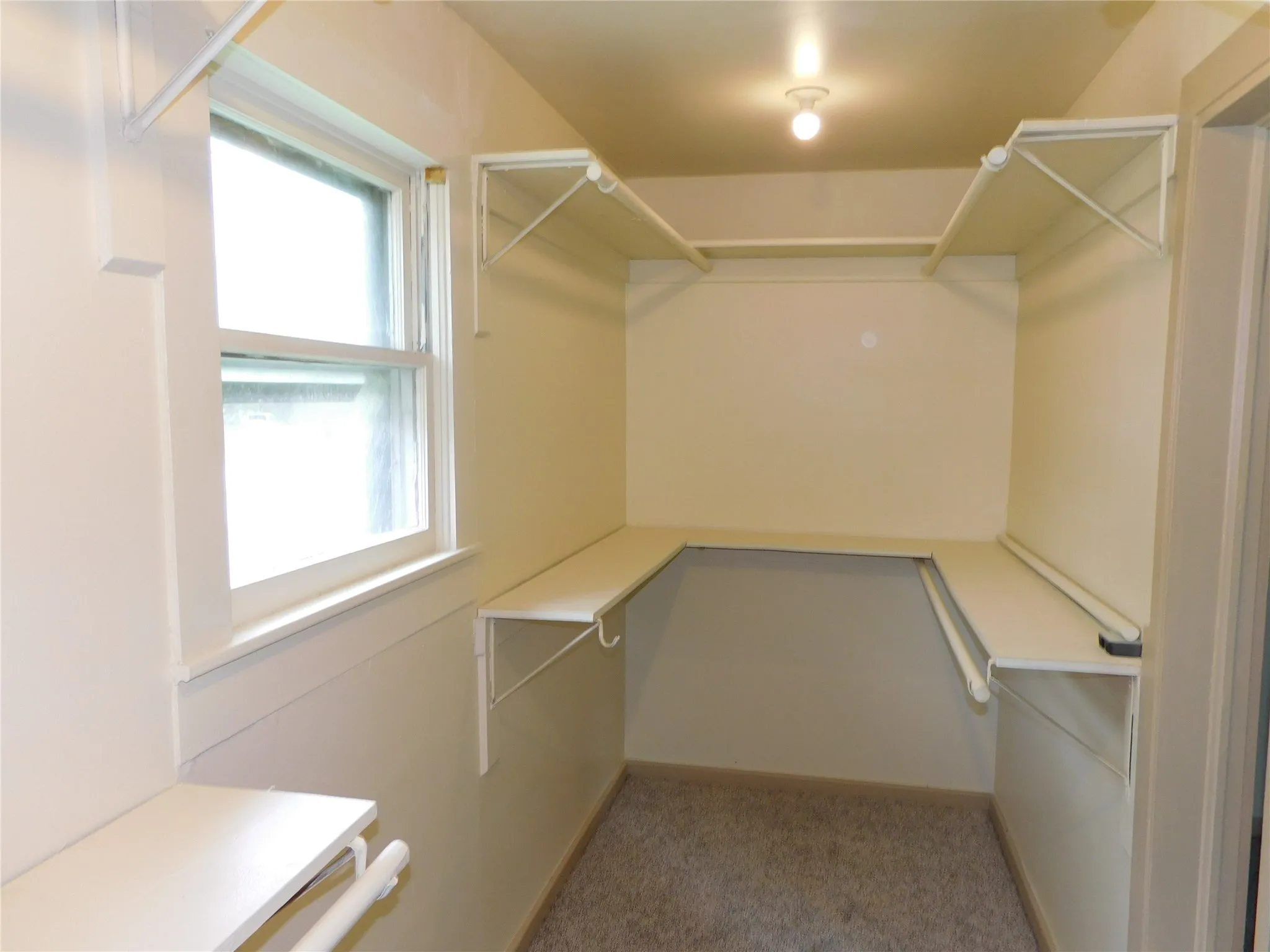 huge walk in closet