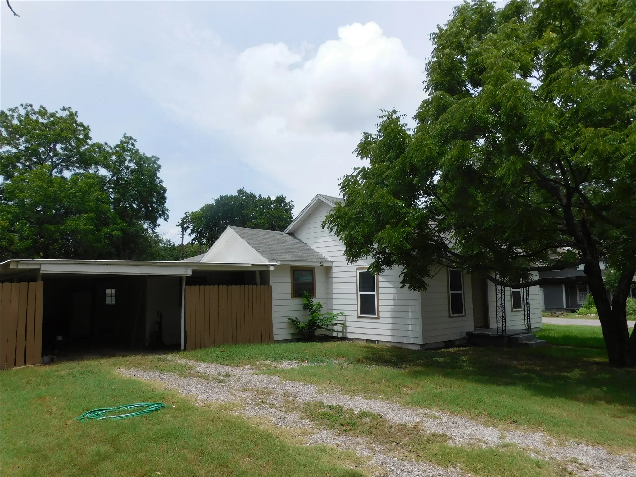 front side of house