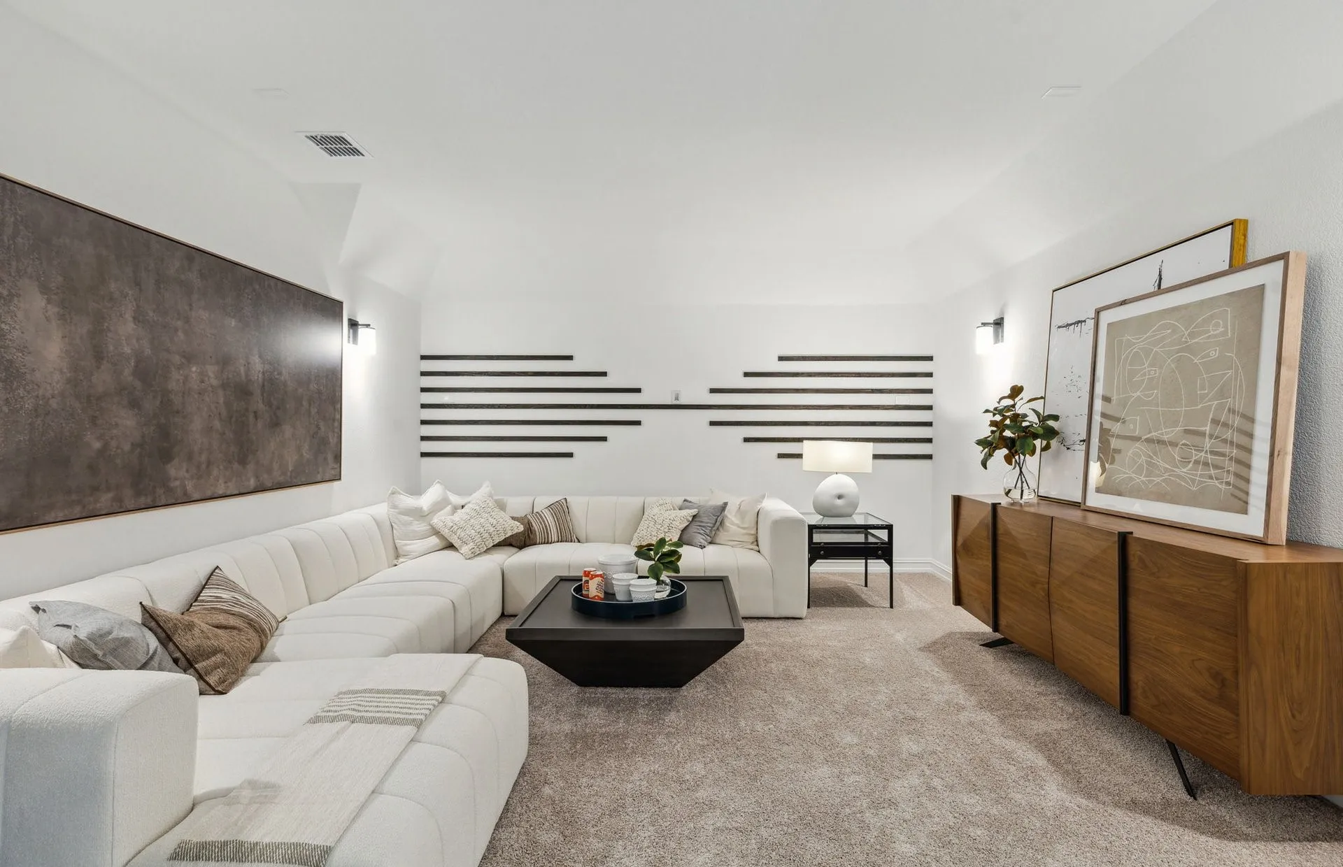 *Model Representation - Optional media room on second level