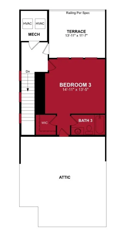 Beazer Homes Bayside Caspian plan