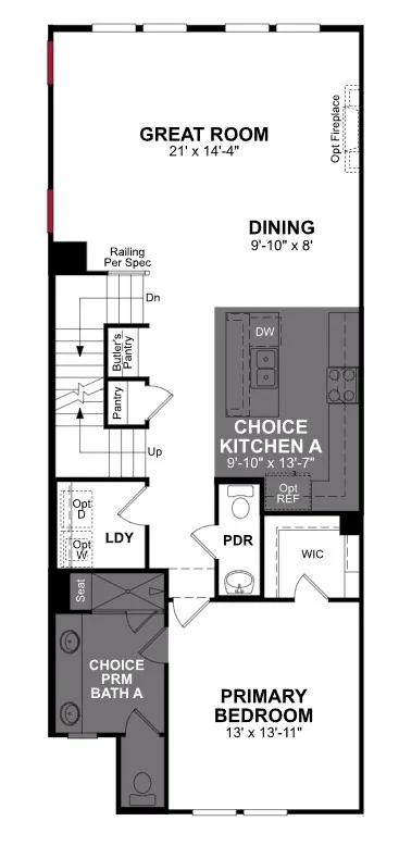 Beazer Homes Bayside Caspian plan