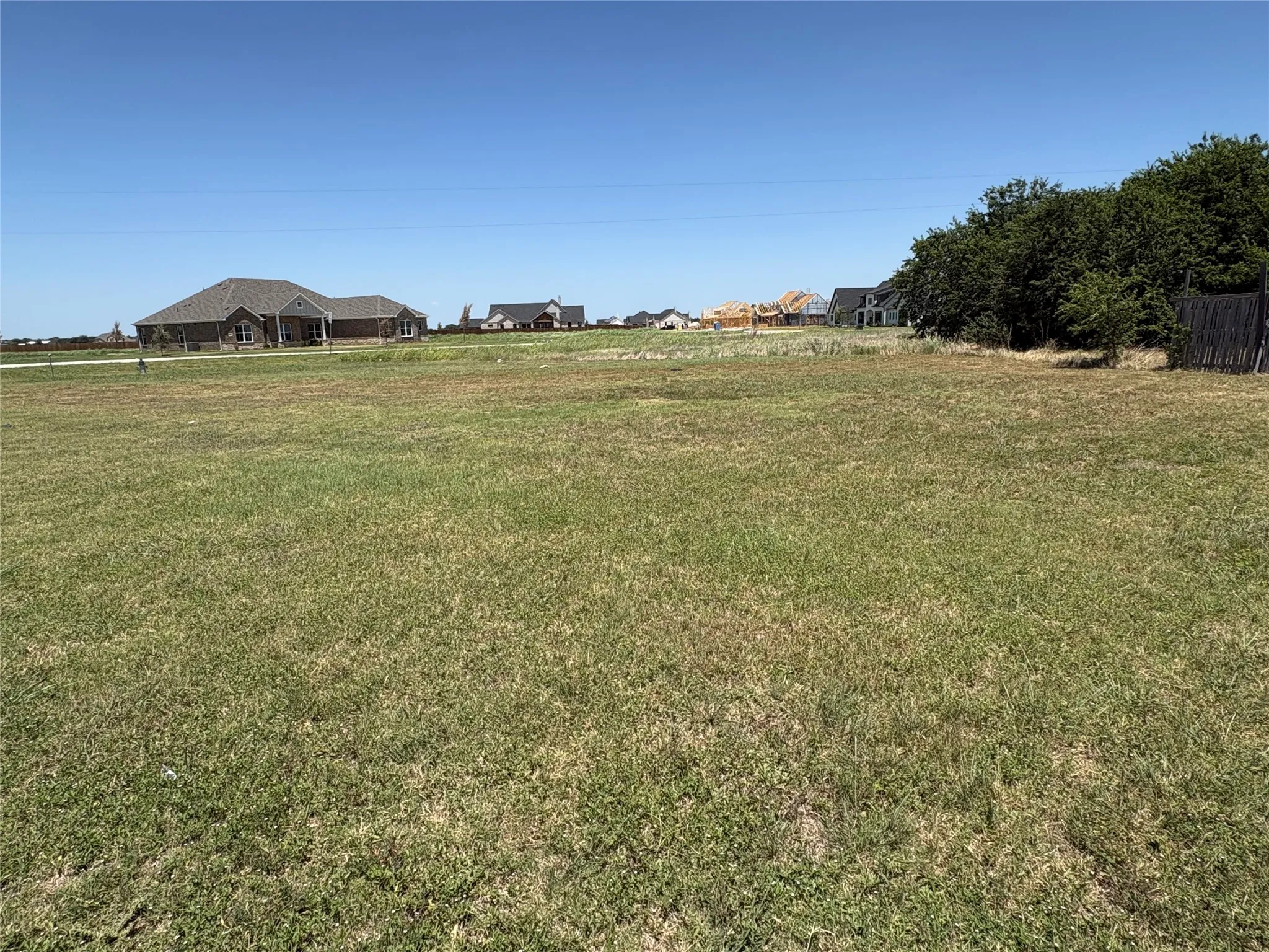 left side of lot
