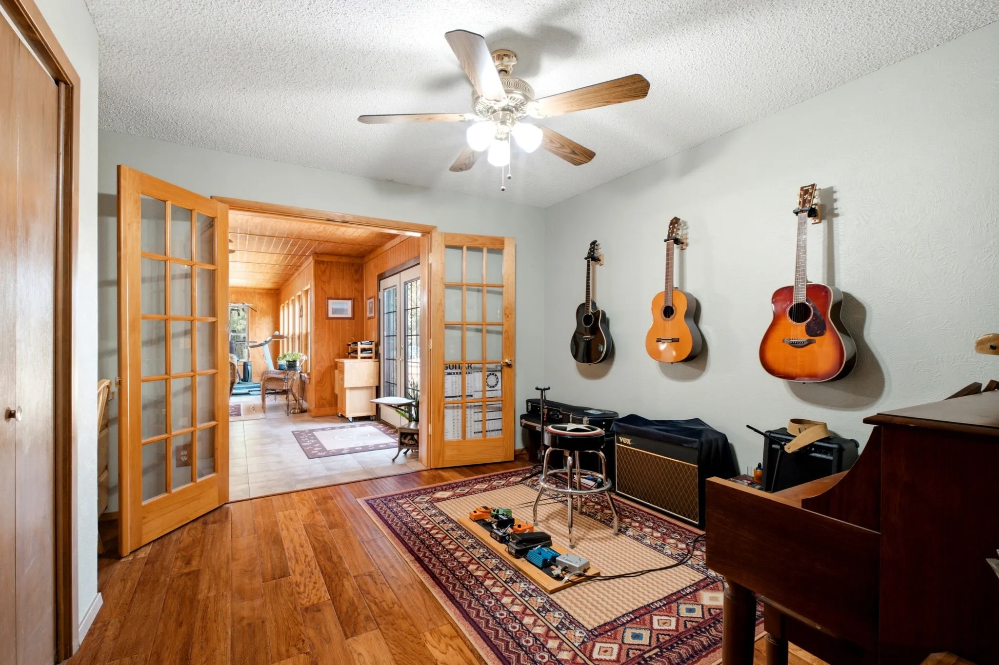 Bedroom. Being used as a music room.