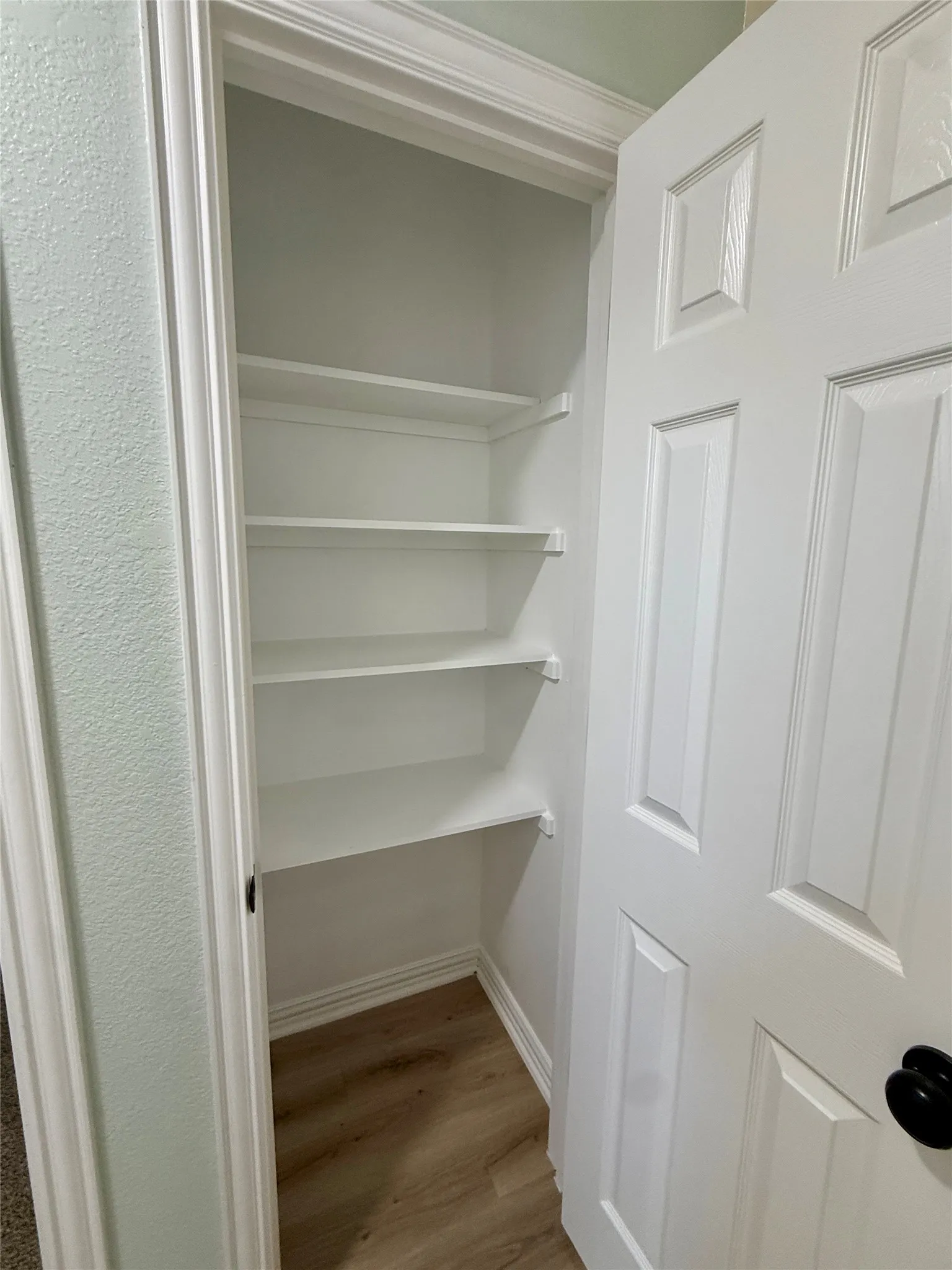 Hallway linen closet