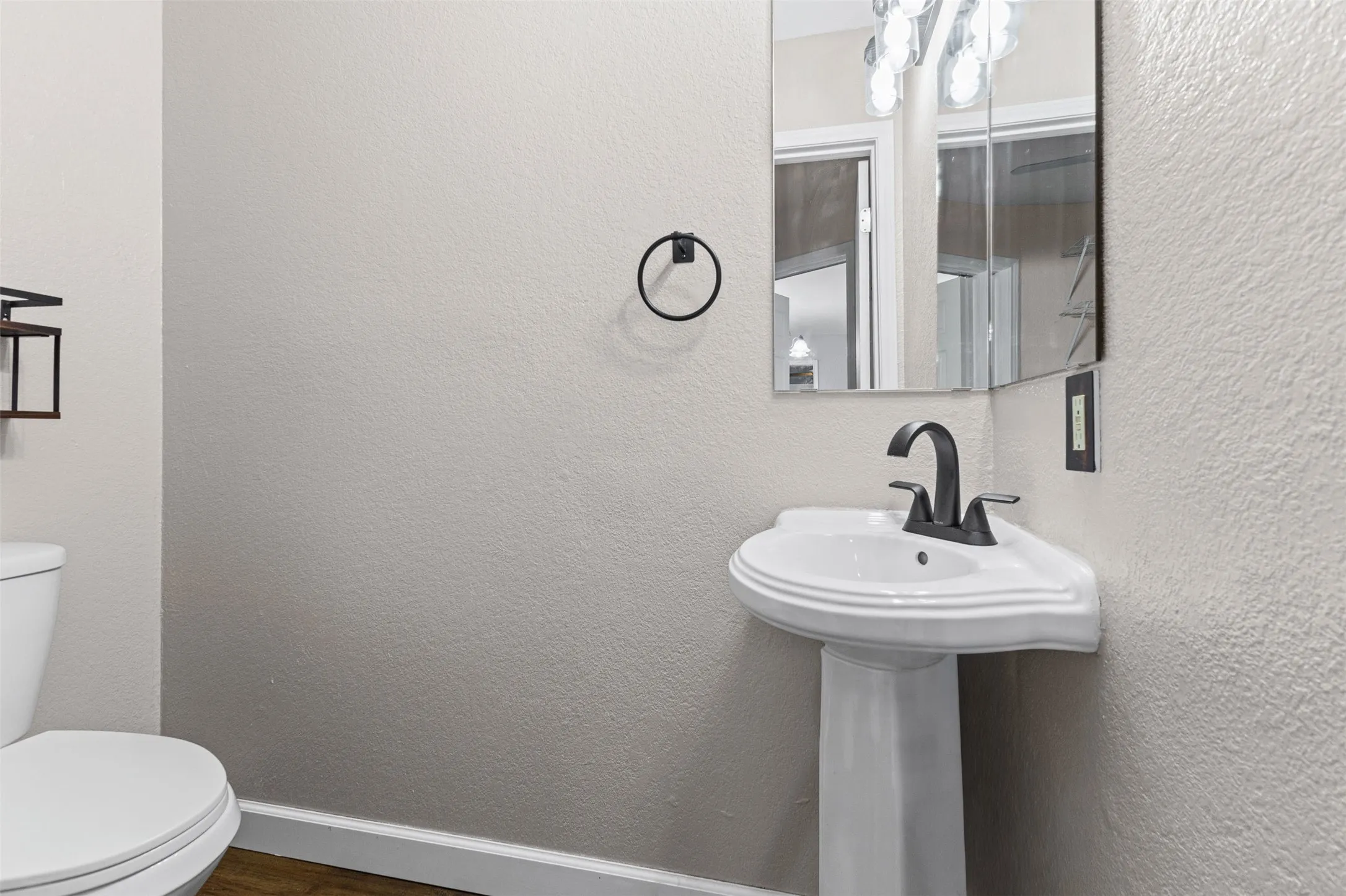 half bath off dining room