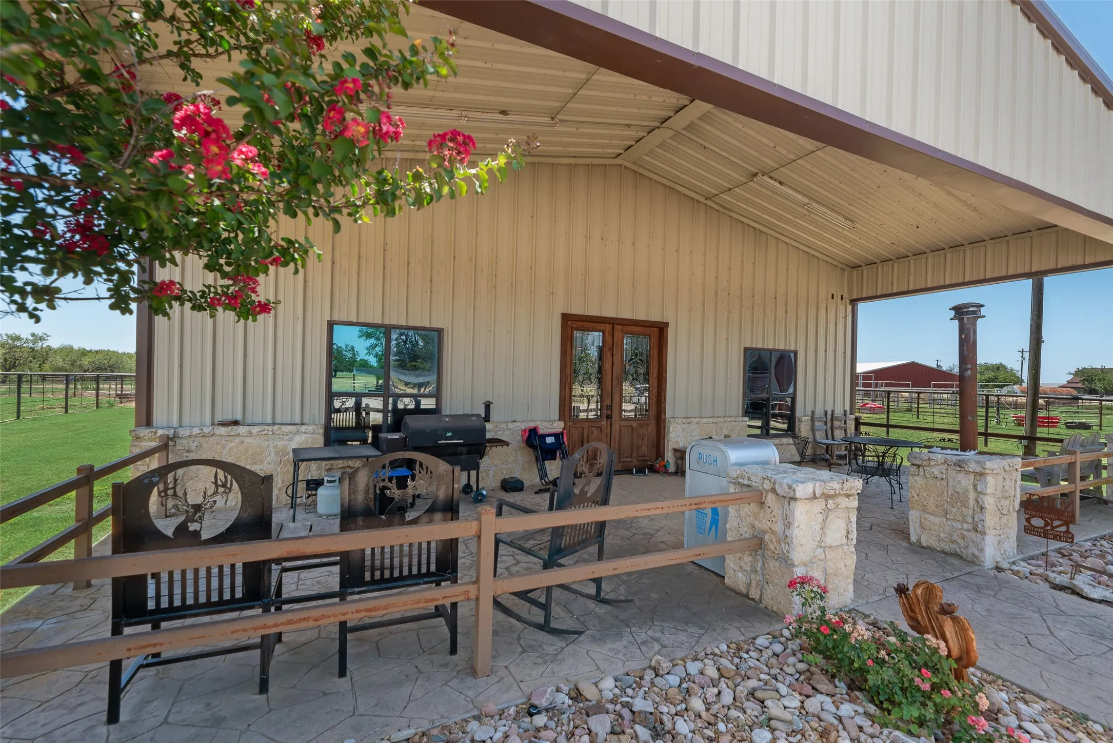 Party Barn sitting area