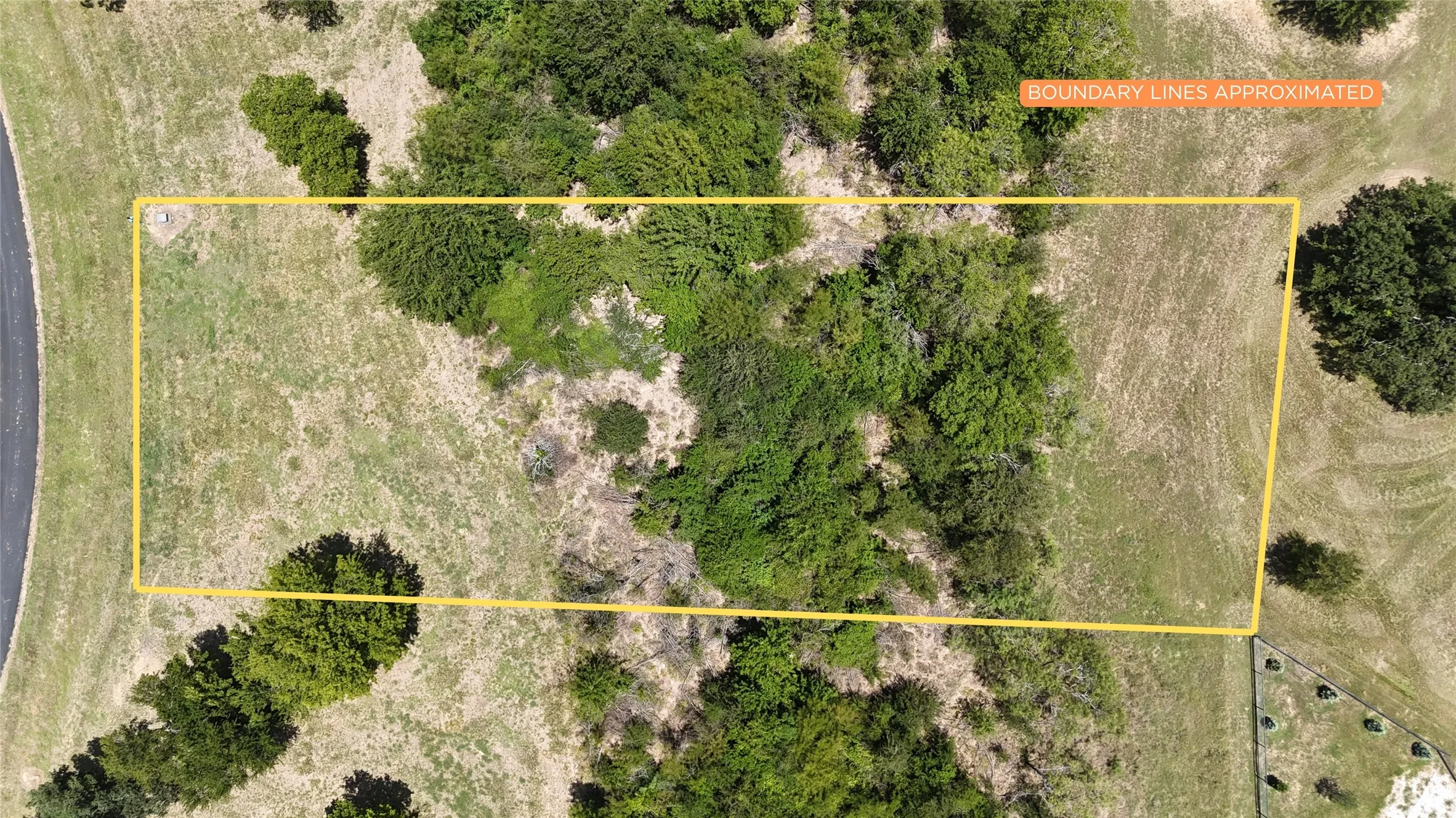 Clear rectangular lot boundaries outlining the 1.01-acre parcel.