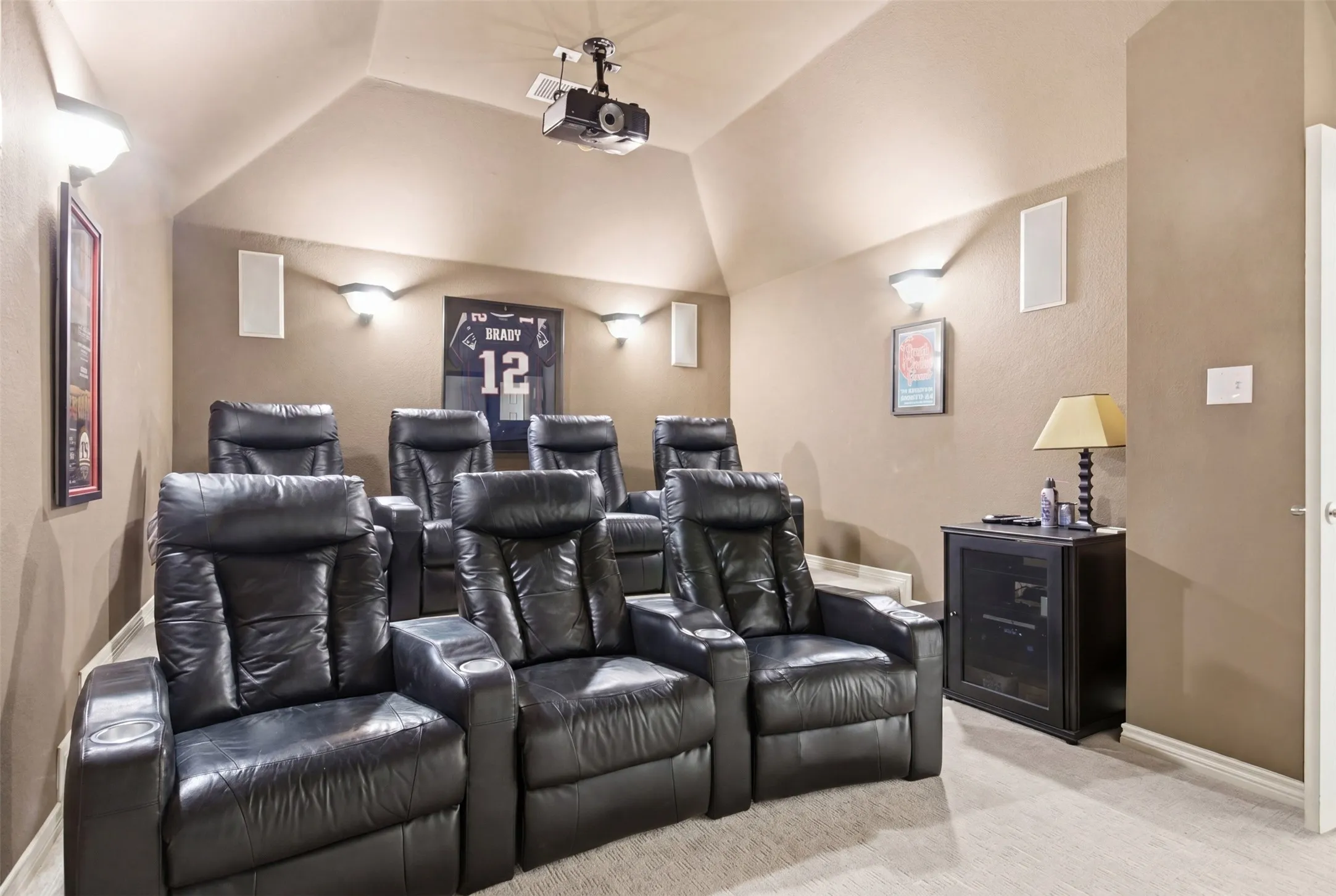 Fully equipped media room included