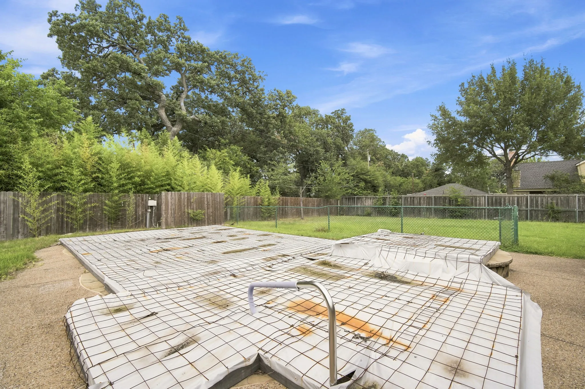 Covered Pool and Hot Tub