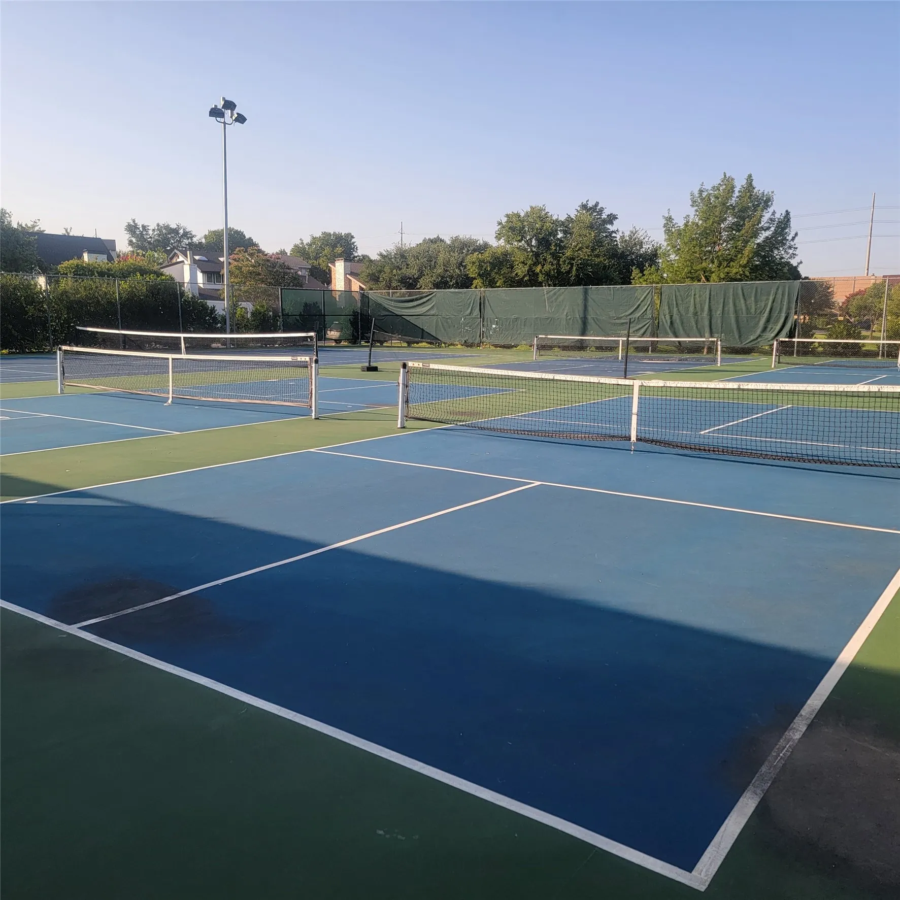 4 Designated Pickleball Courts