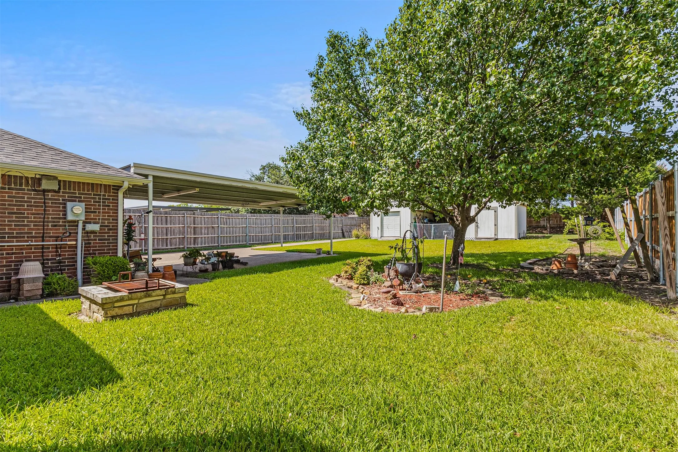 Huge backyard