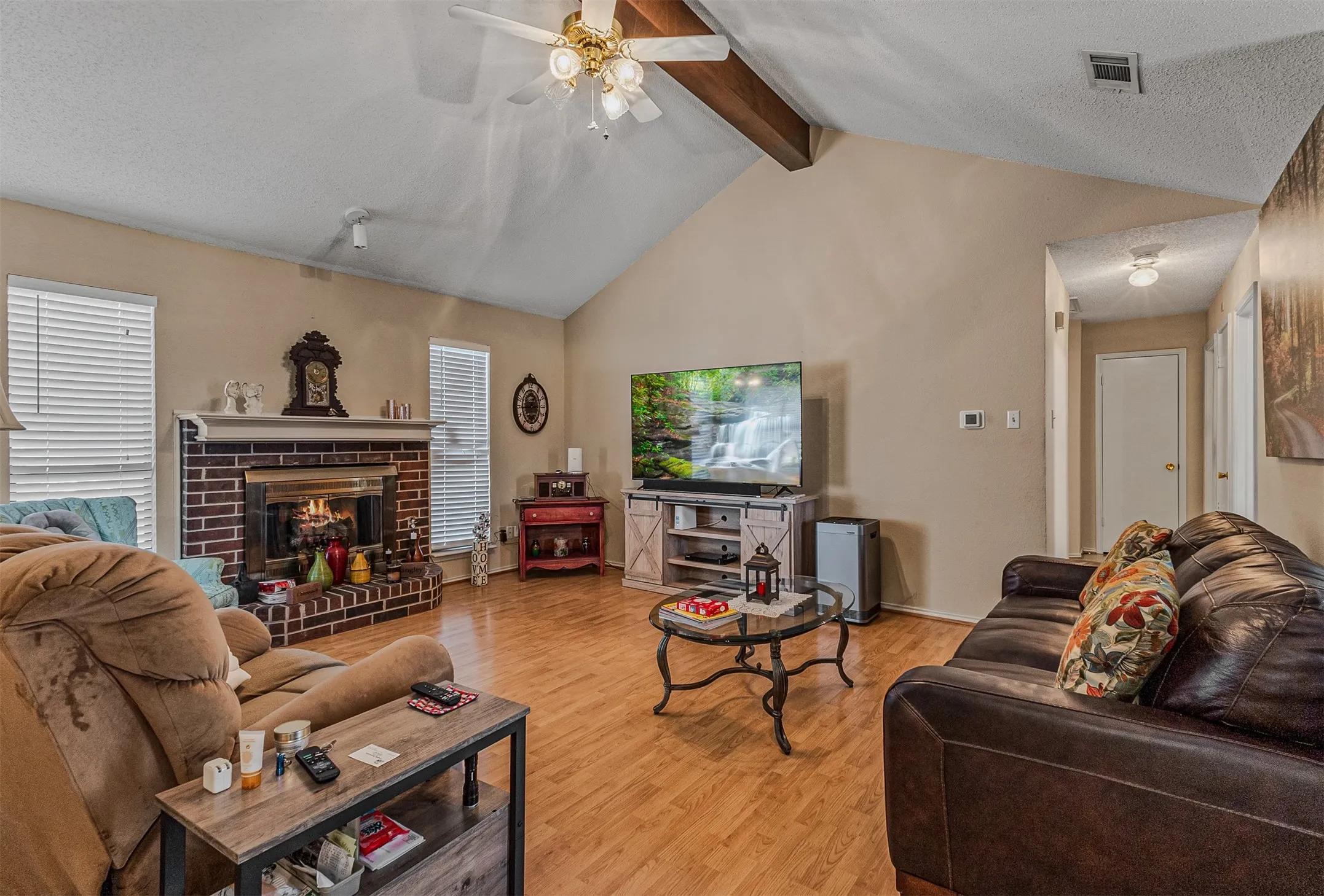 Open concept living area