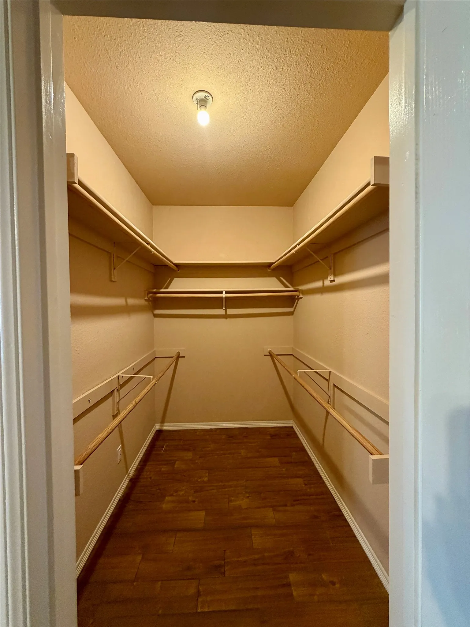 primary bedroom walk in closet
