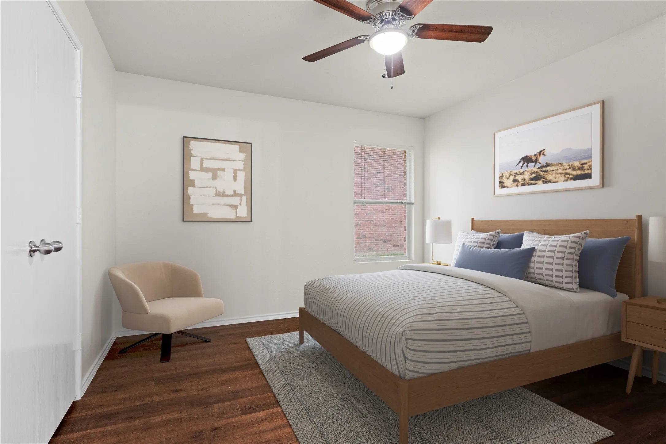 Virtually staged. Furniture and decor digitally added.