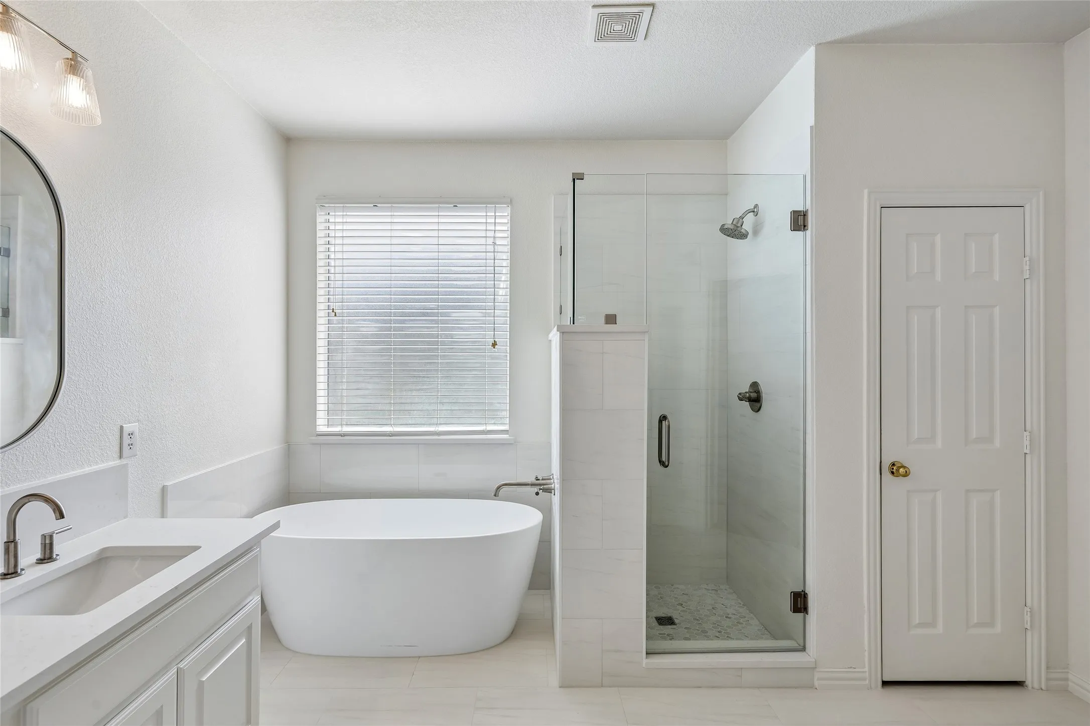 Gorgeous updates to include modern soaker tub and separate shower